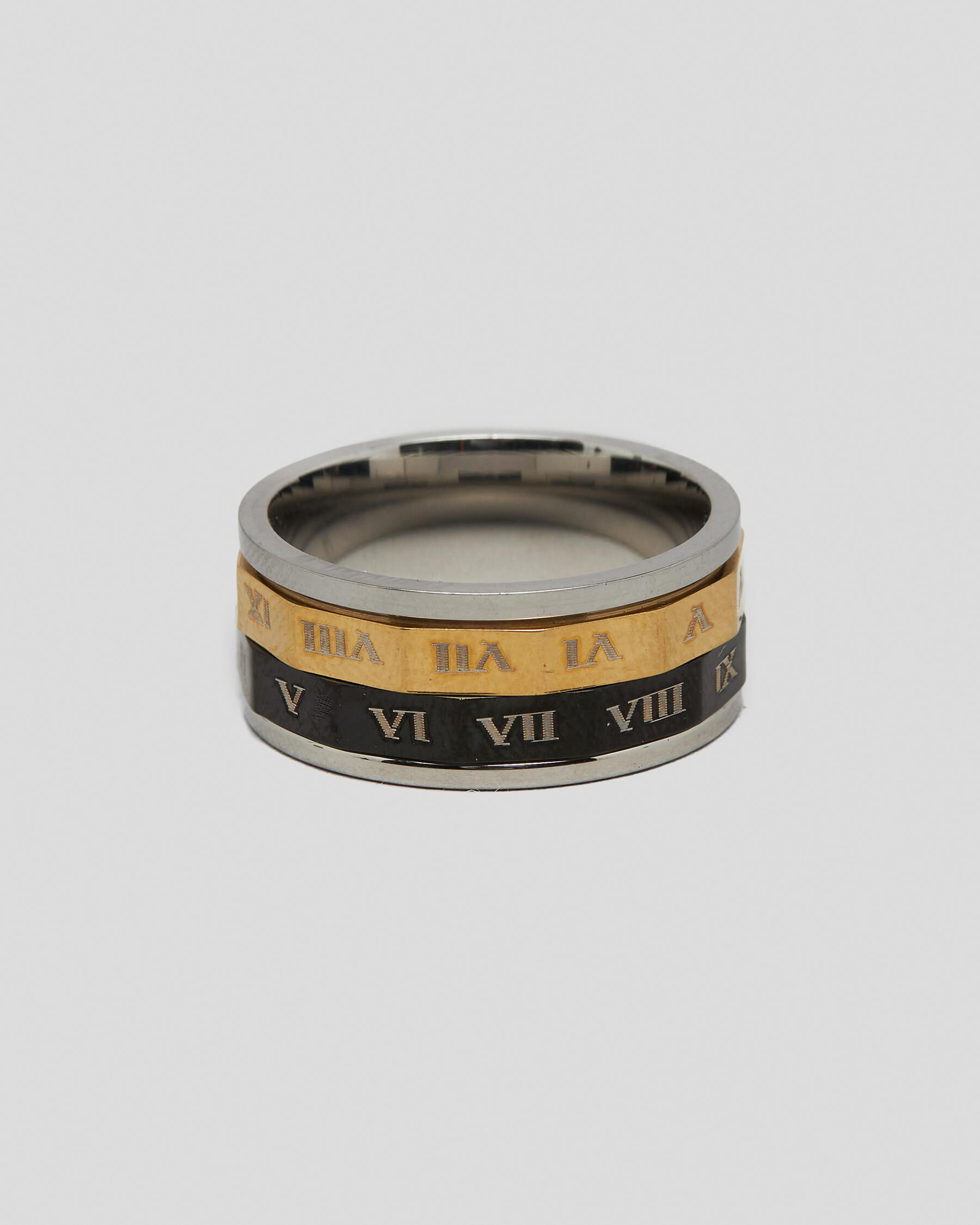 Roman numeral spinner on sale ring