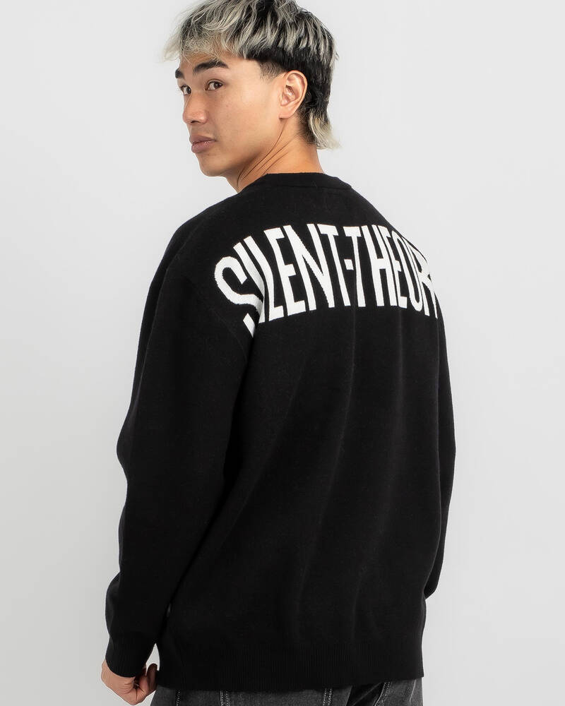 Silent Theory Distort Knit Sweatshirt for Mens