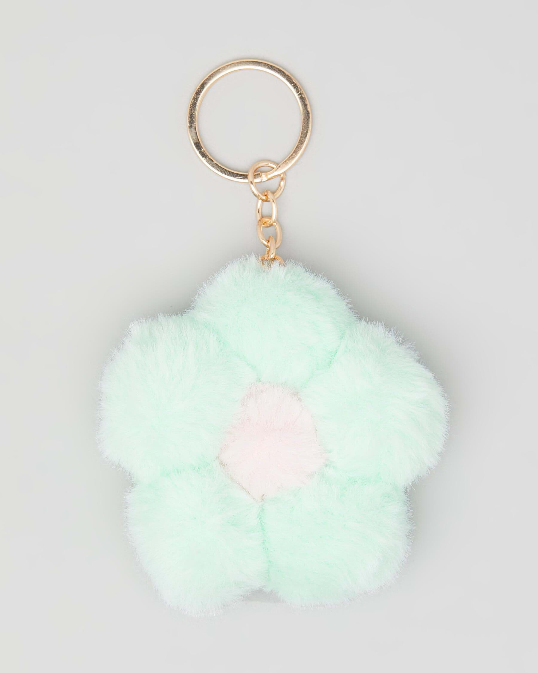 Green pom pom on sale keyring