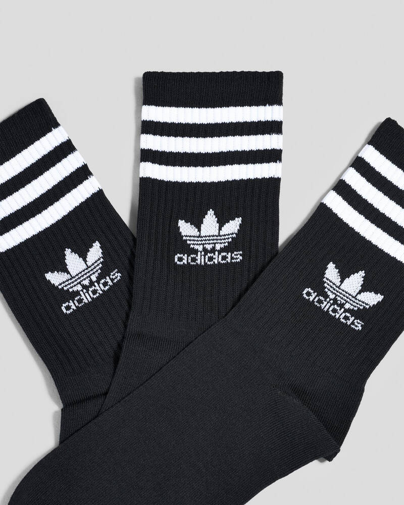 adidas Mid Cut Crew Socks 3 Pairs for Womens