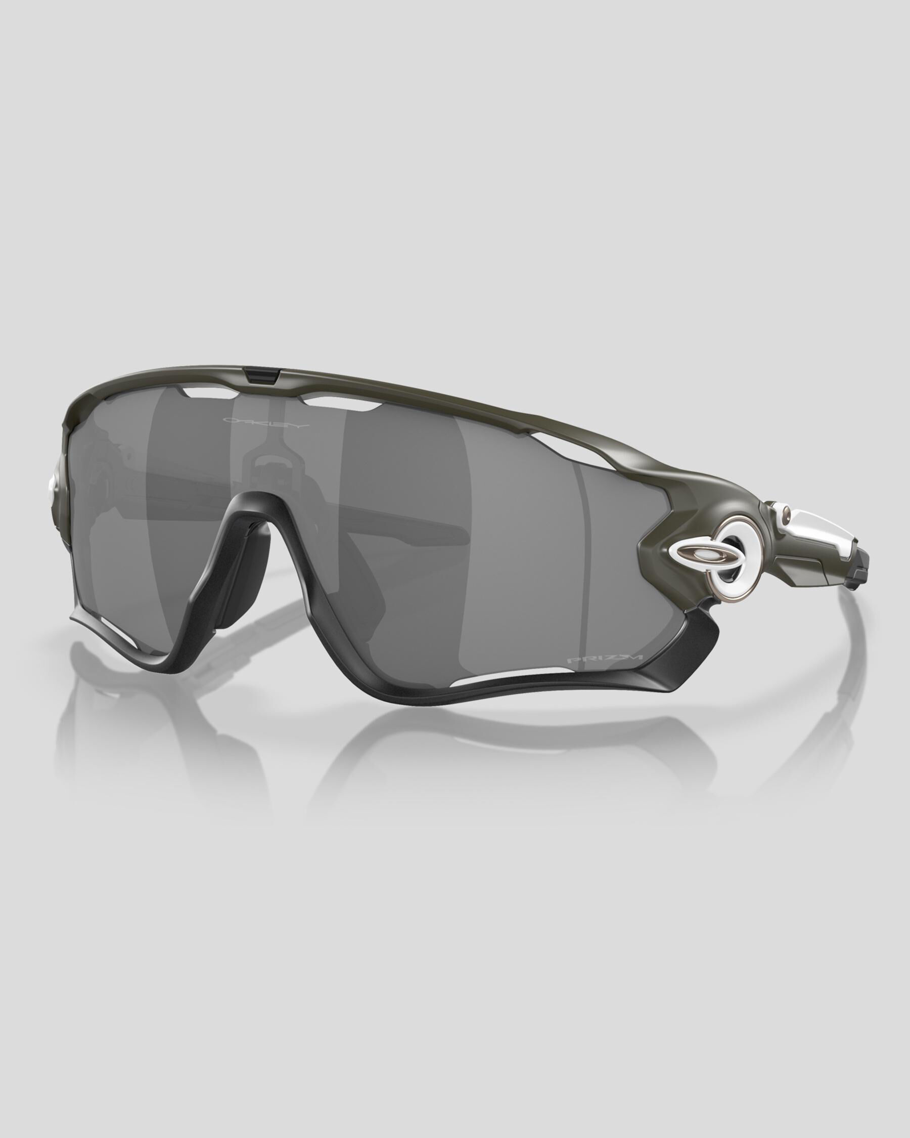 Oakley Jawbreaker Prizm Sunglasses In Matte Olive W/ Prizm Black