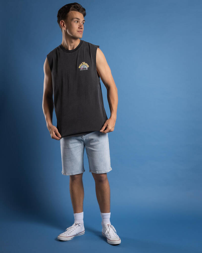 The Mad Hueys Shoey Wave Muscle Tank for Mens