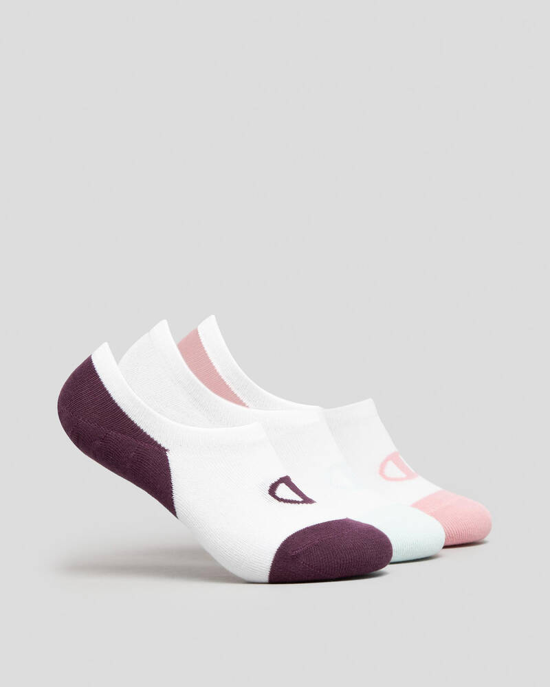 Champion Womens C Logo No Show Sock Pack for Womens