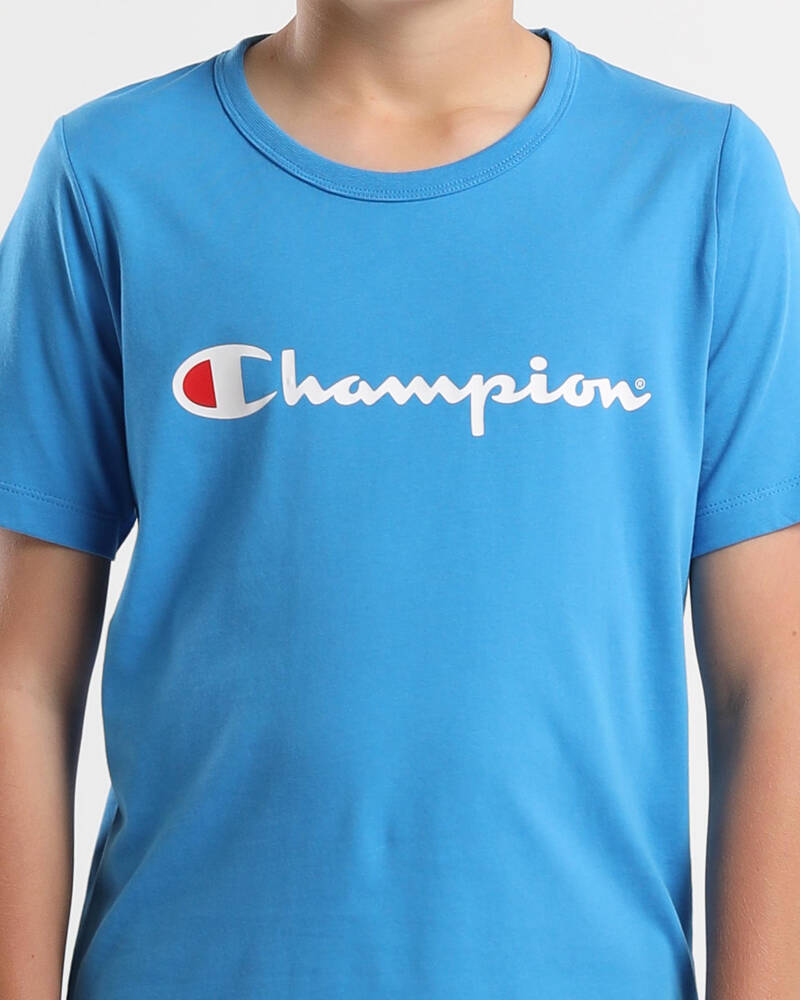 Champion Boys' Script T-Shirt for Mens