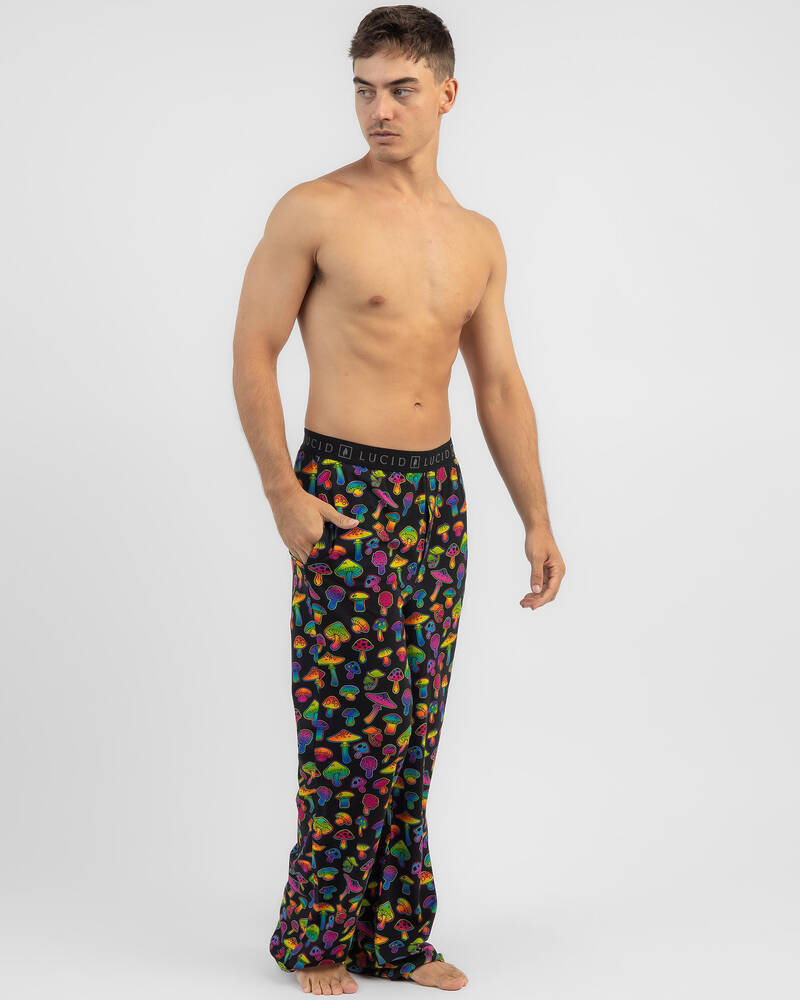 Lucid Magic Mushrooms Pyjama Pants for Mens