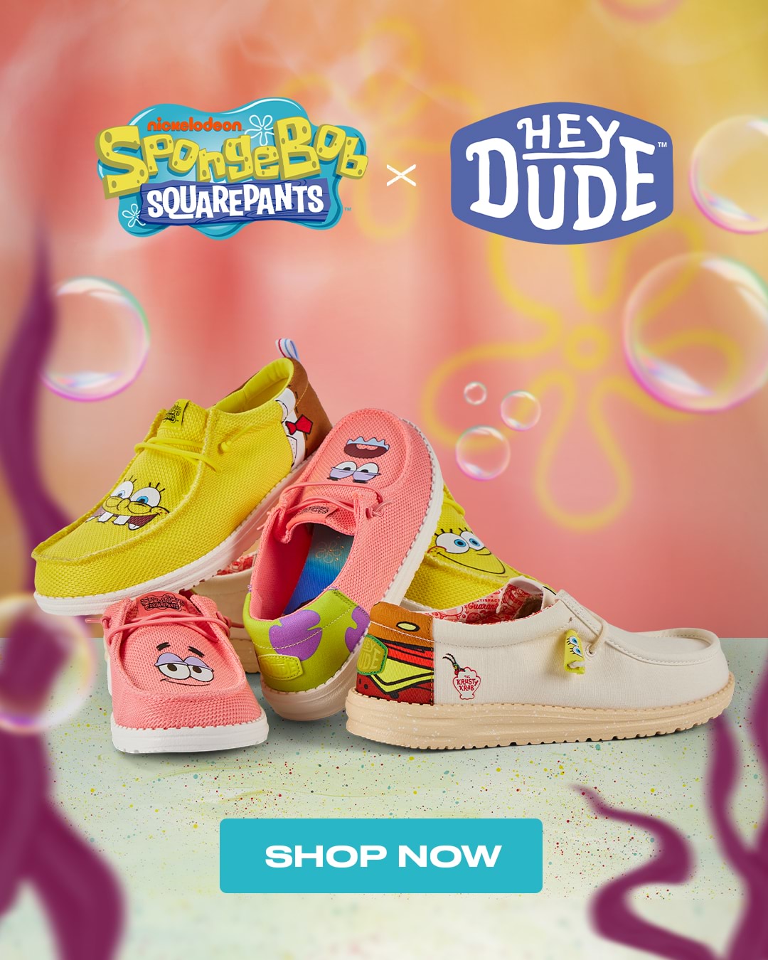 Shop Spongebob x HeyDude