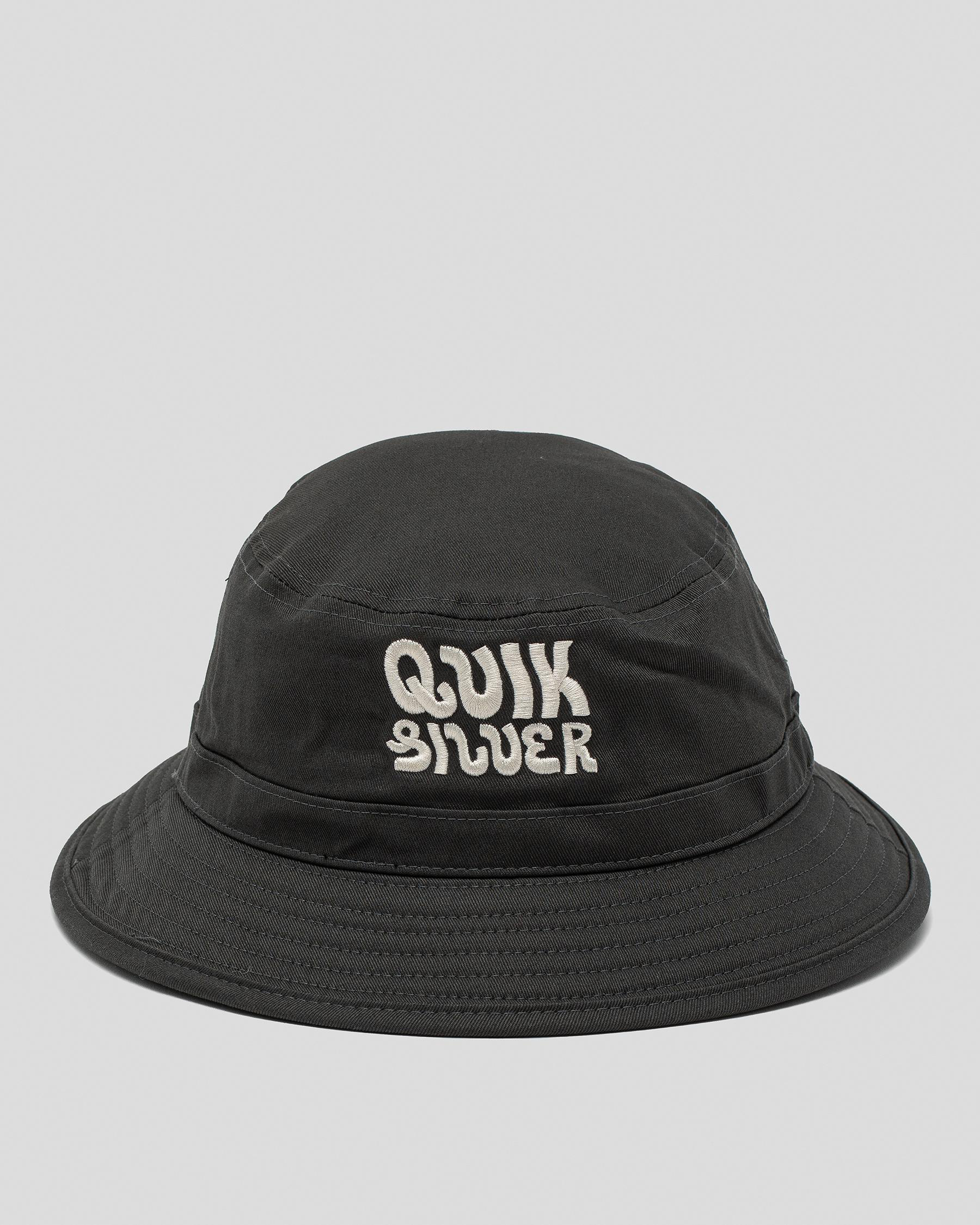 Shop Quiksilver Vacation Bucket Hat In Tarmac - Fast Shipping & Easy ...