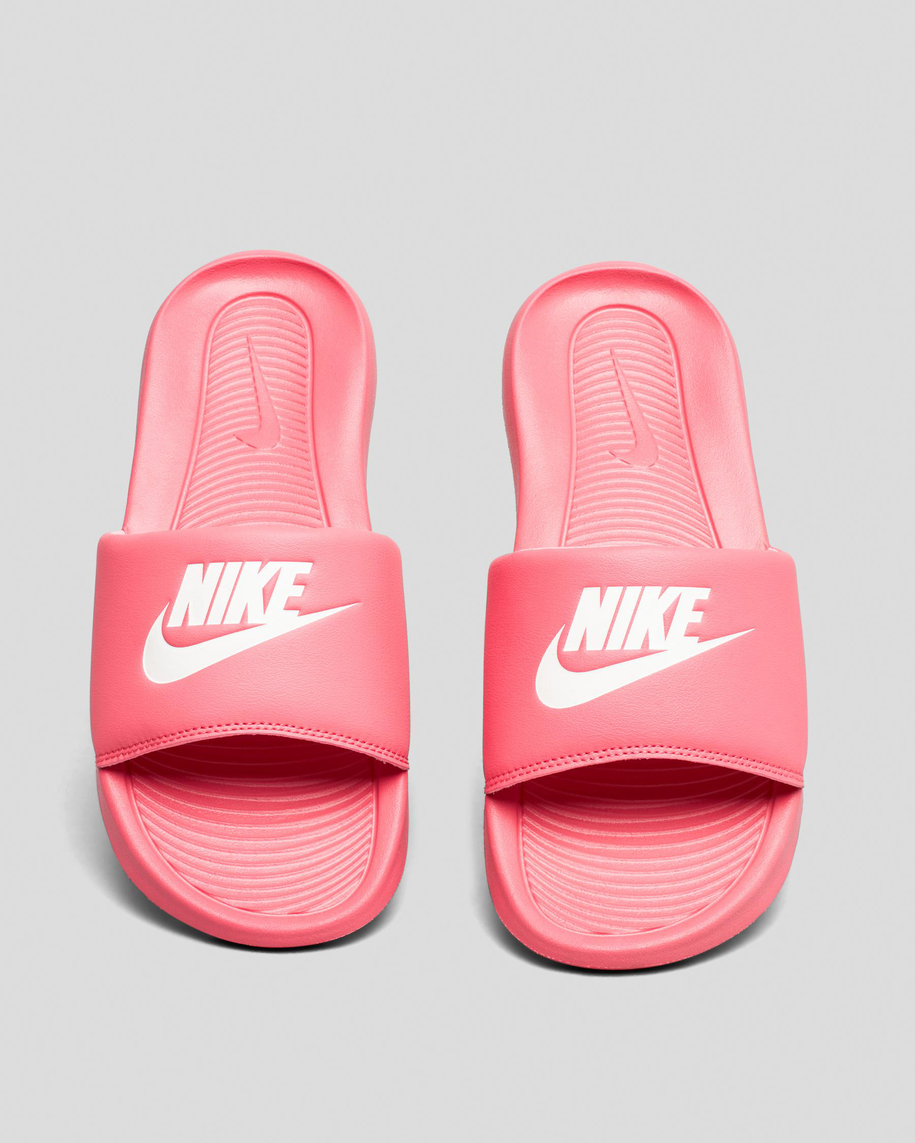 Shop Nike Womens' Victori One Slide Sandals In Sea Coral/sail-coral ...