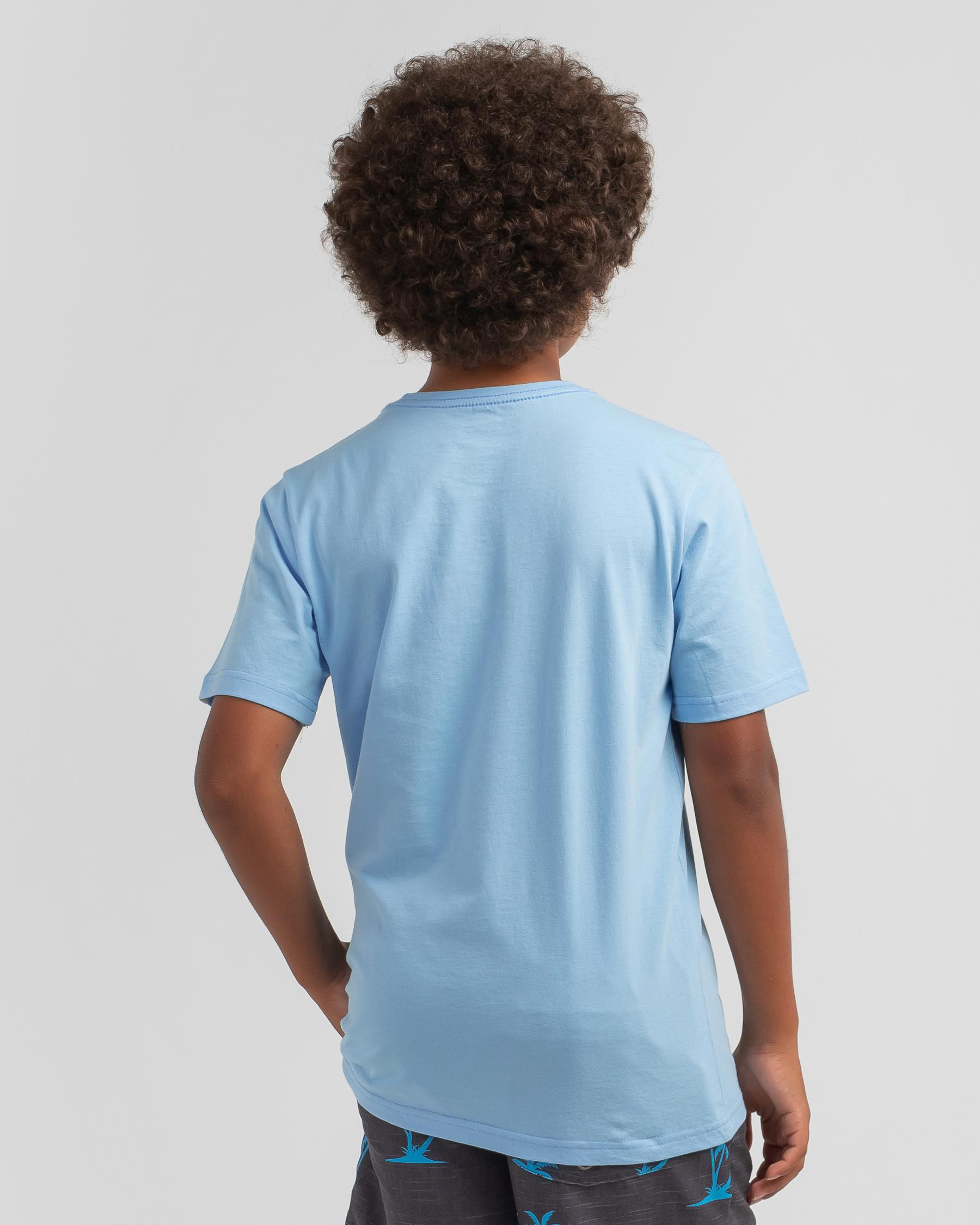 Shop Quiksilver Boys' Fast Show T-Shirt In Airy Blue - Fast Shipping ...