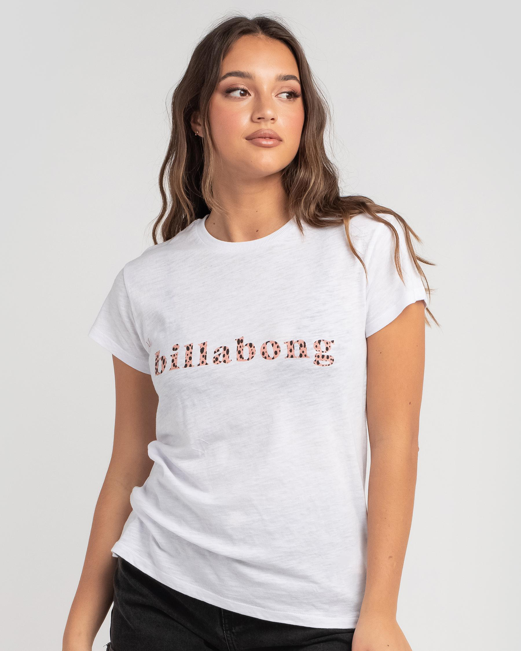 Billabong Fun Zoo T-Shirt In White - Fast Shipping & Easy Returns ...