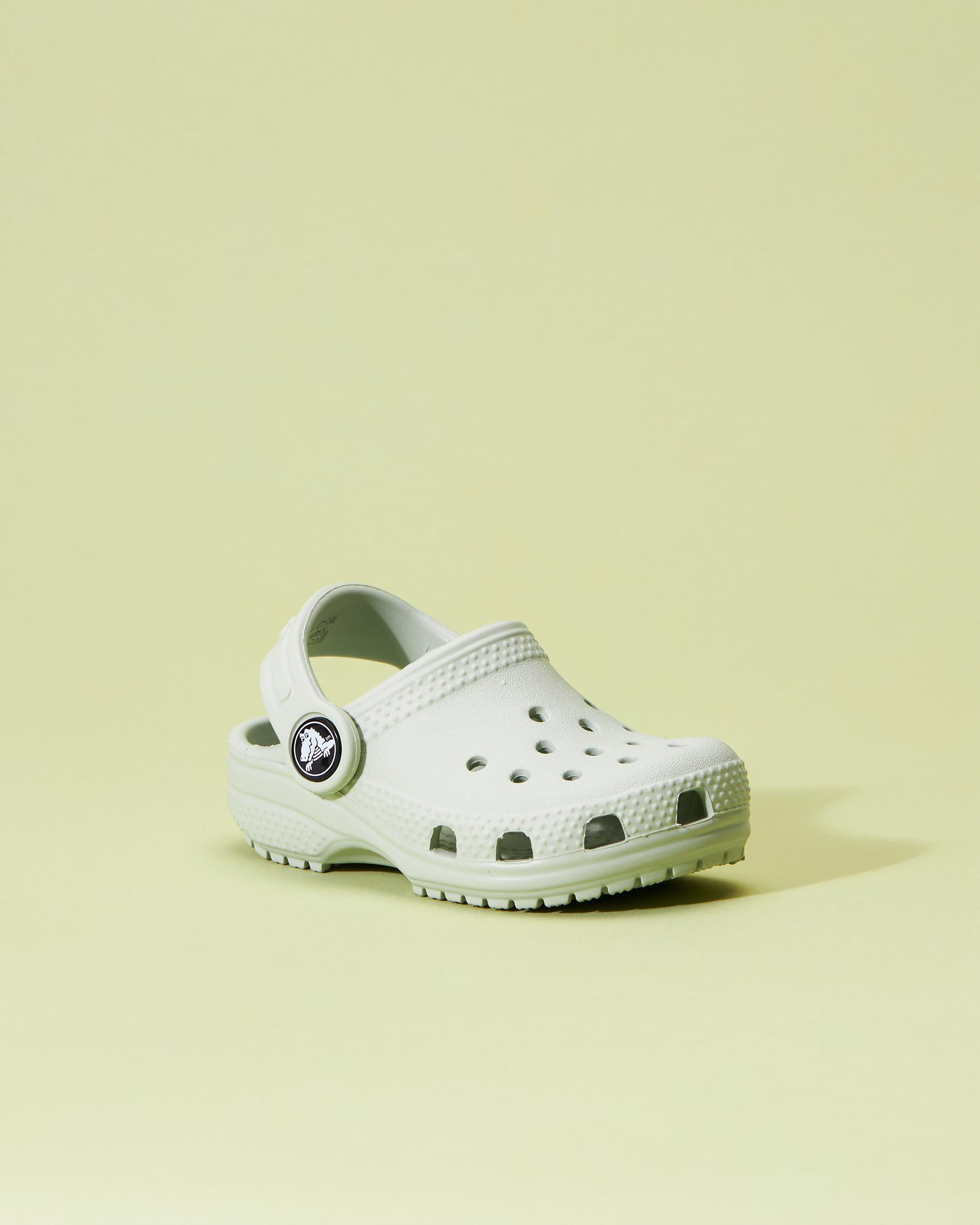 Shop Crocs Toddlers' Classic Clog Sandals In Plaster - Fast Shipping ...