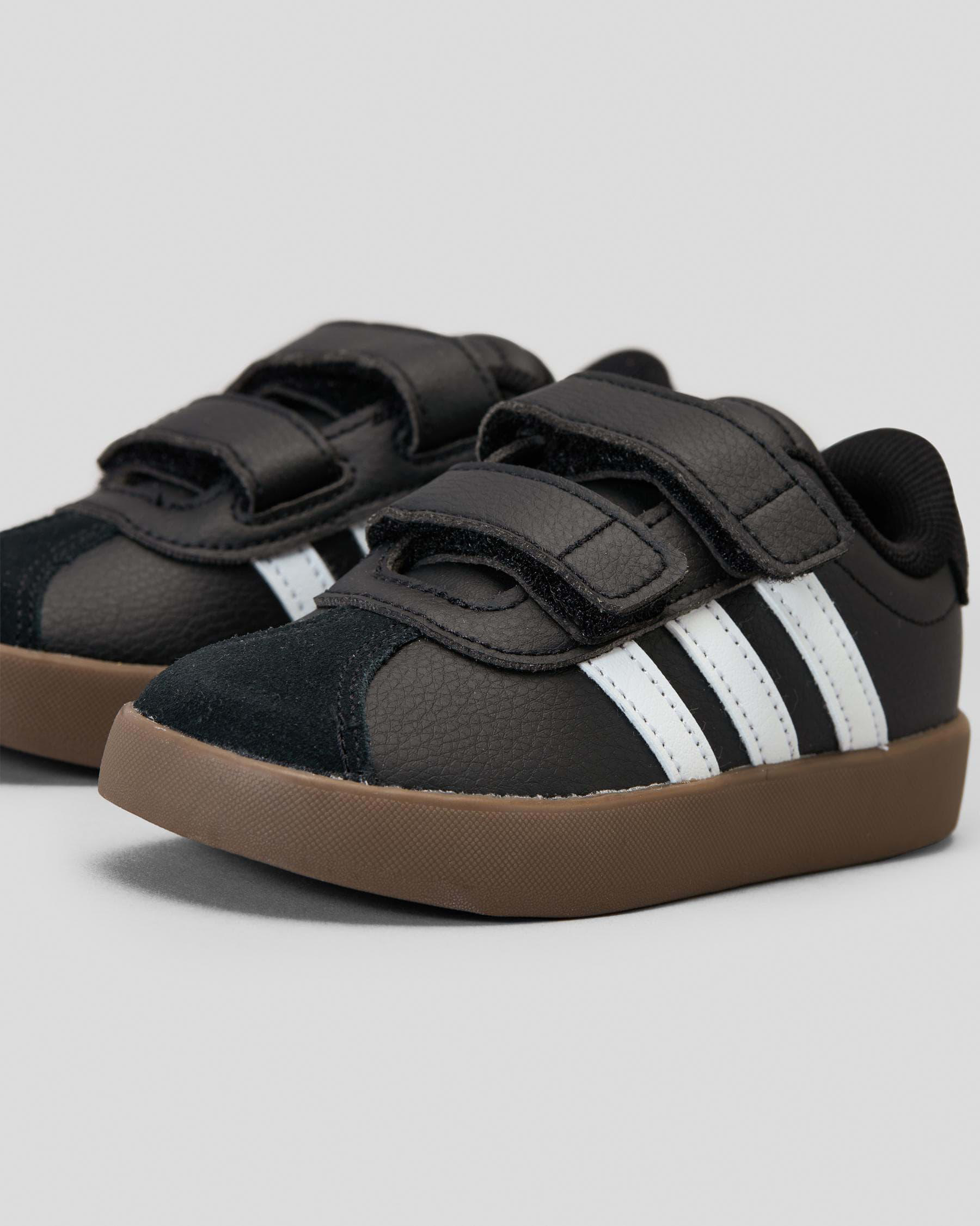 Shop adidas Toddlers' VL Court Shoes In Core Black/ftwr White/gum5 ...