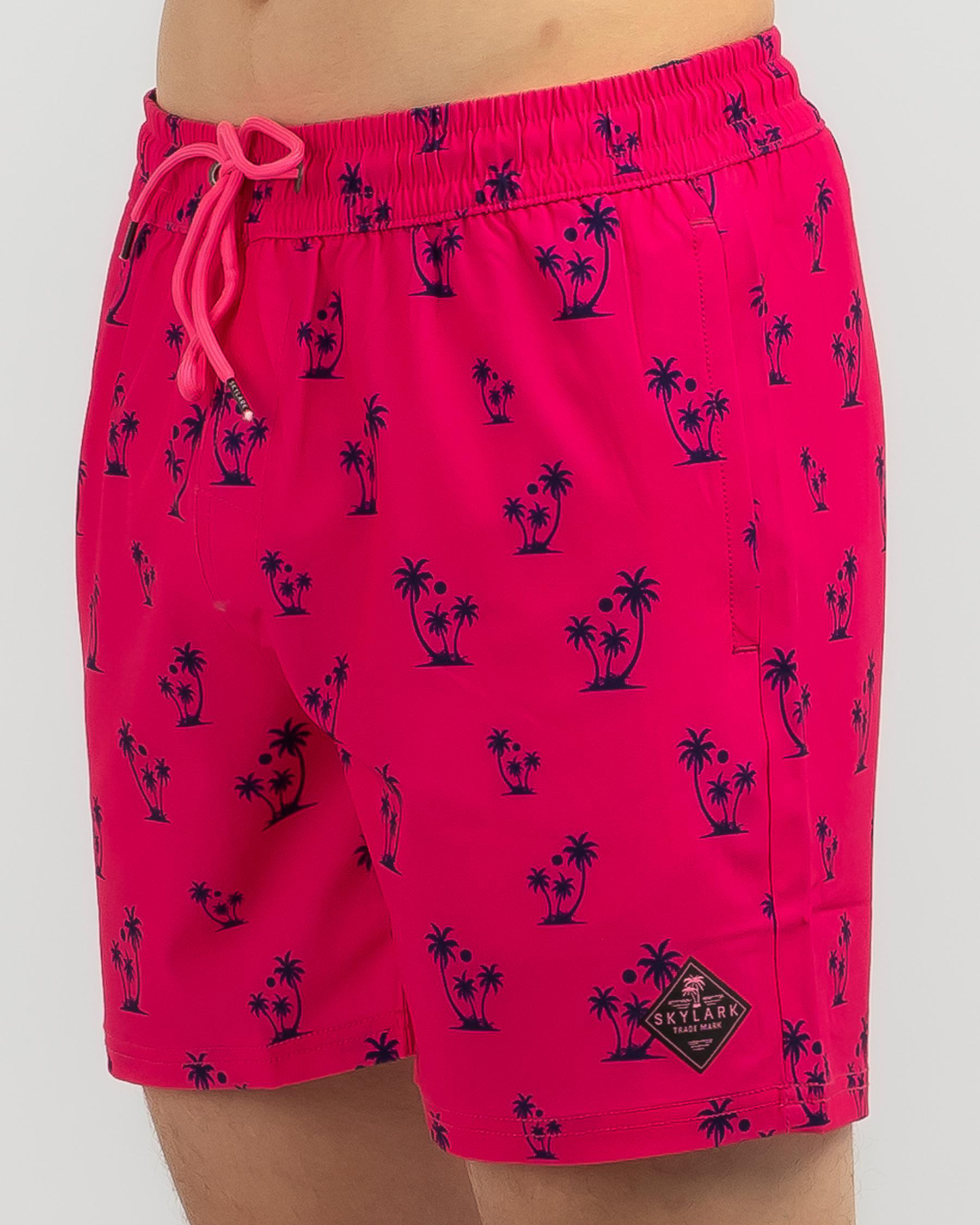 Shop Skylark Peak Mully Shorts In Pink/navy - Fast Shipping & Easy ...