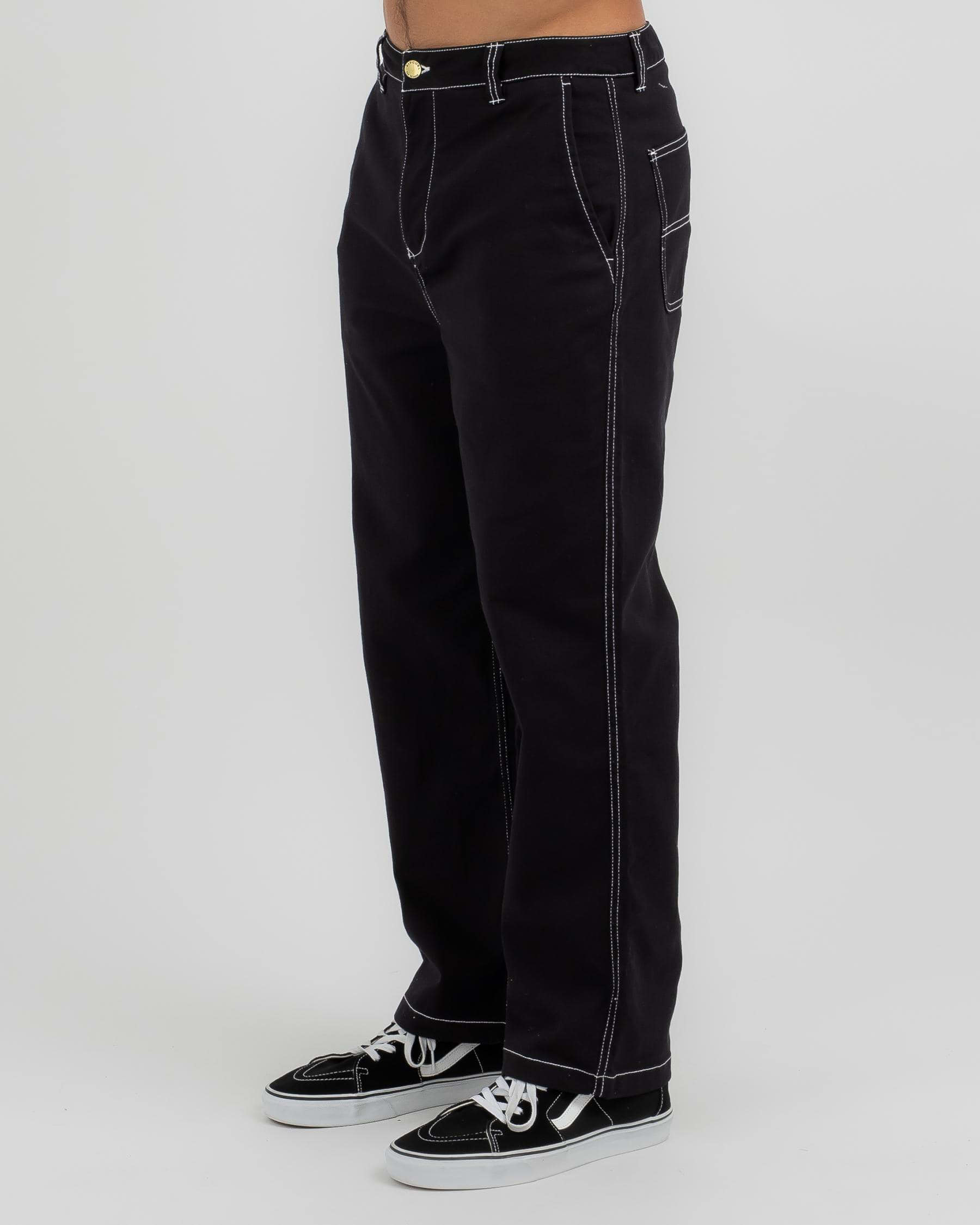 Shop Rip Curl Quality Surf Products Pants In Black - Fast Shipping ...