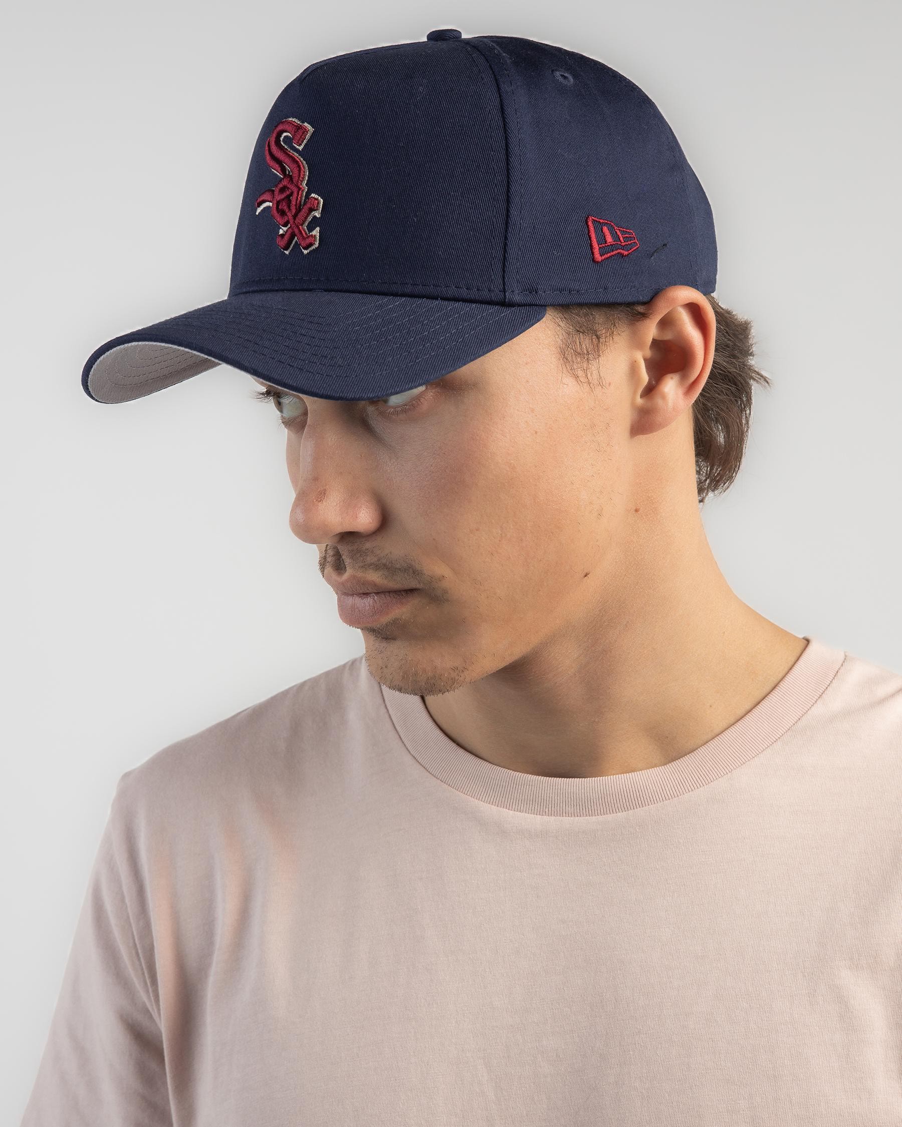 Boston Red Sox White on White 9FORTY Snapback Cap