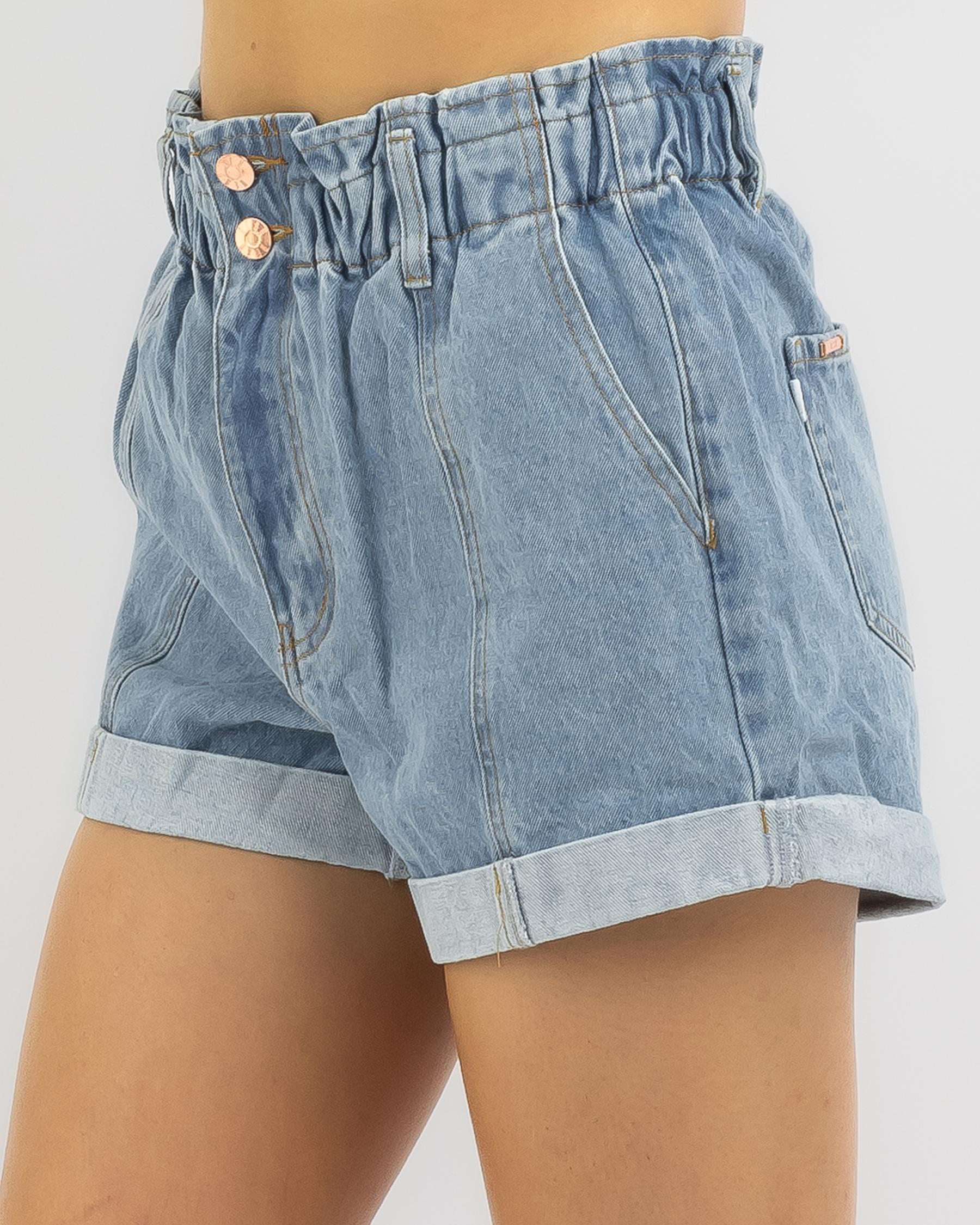 DESU Macy Shorts In Mid Blue | City Beach Australia