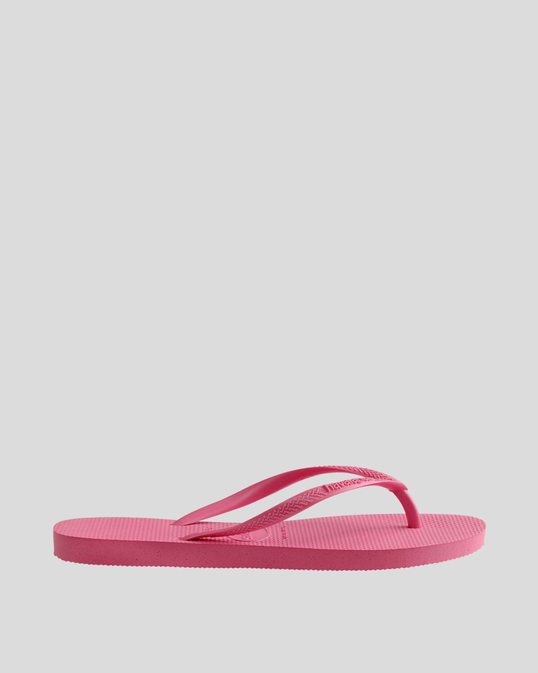 Havaianas Slim Basic Thongs In Ciber Pink | City Beach United States
