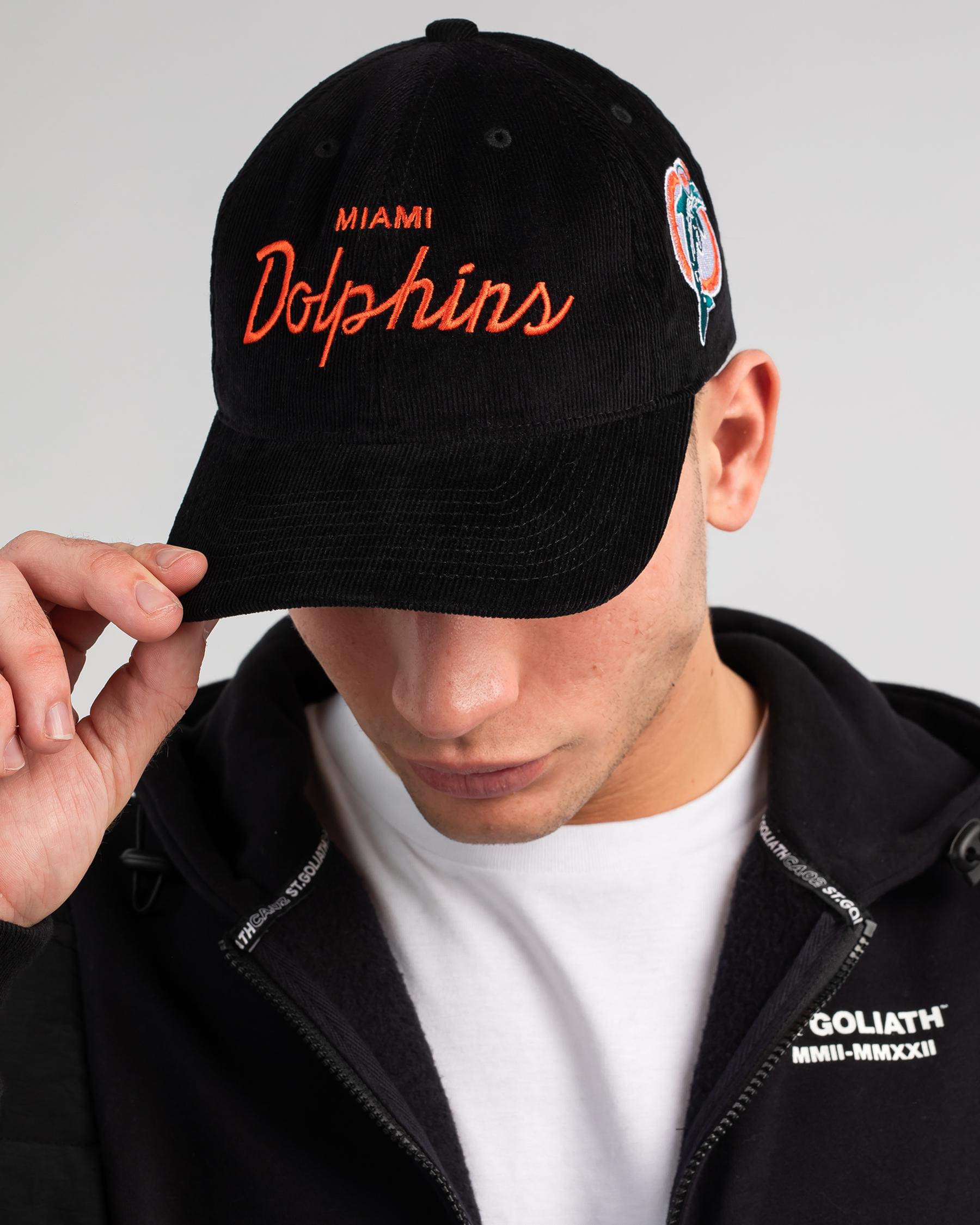 Mitchell & Ness Miami Dolphins Cord Script Deadstock Cap In Teal - FREE*  Shipping & Easy Returns - City Beach United States