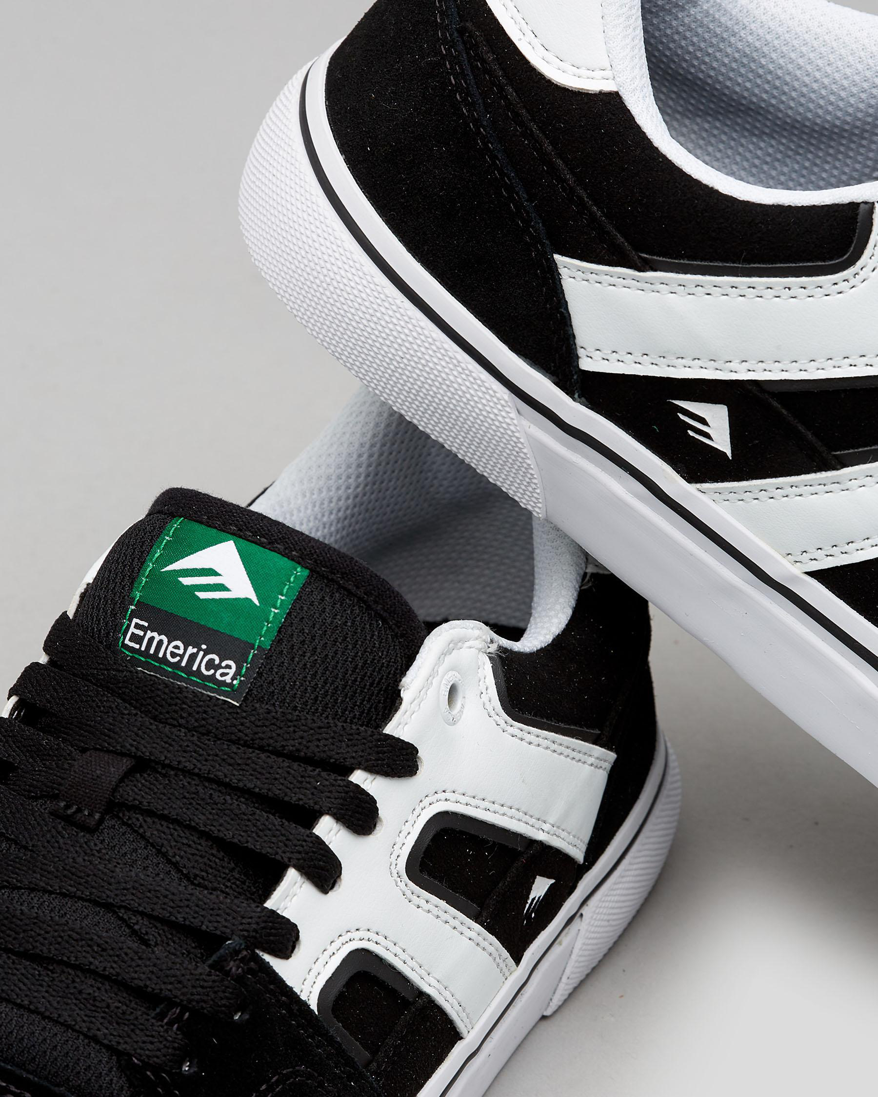 Shop Emerica Tilt G6 Vulc Shoes In Black white Fast Shipping Easy Returns City Beach Australia