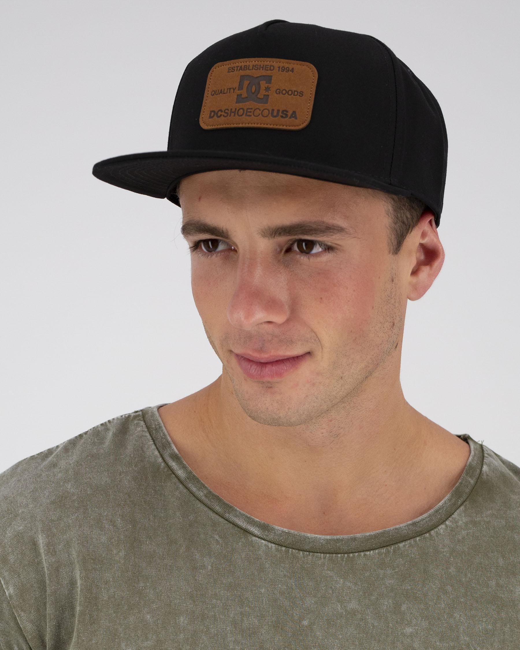 Shop DC Shoes Strikers Cap In Black - Fast Shipping & Easy Returns ...