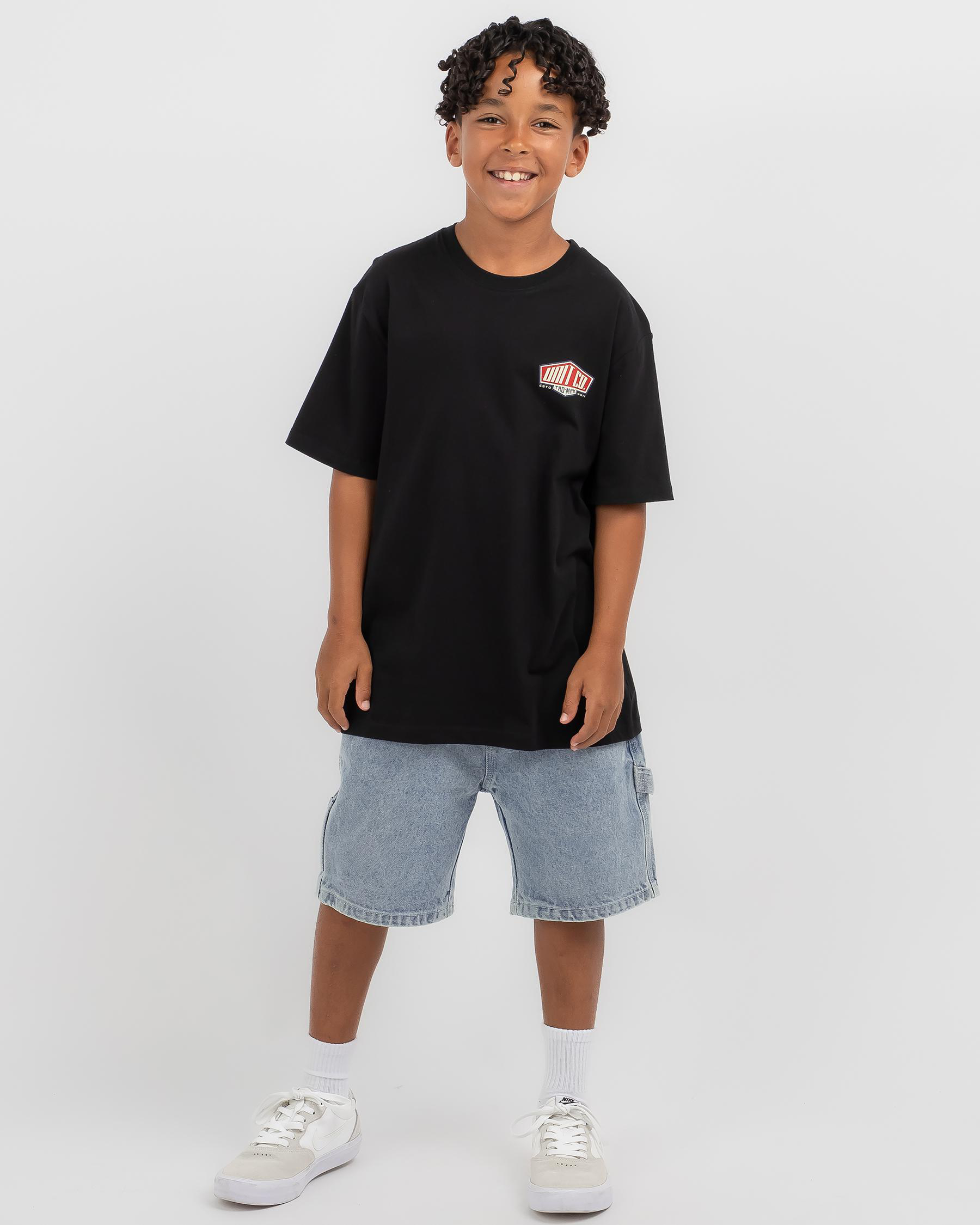 Shop Unit Boys' Transform T-Shirt In Black - Fast Shipping & Easy ...