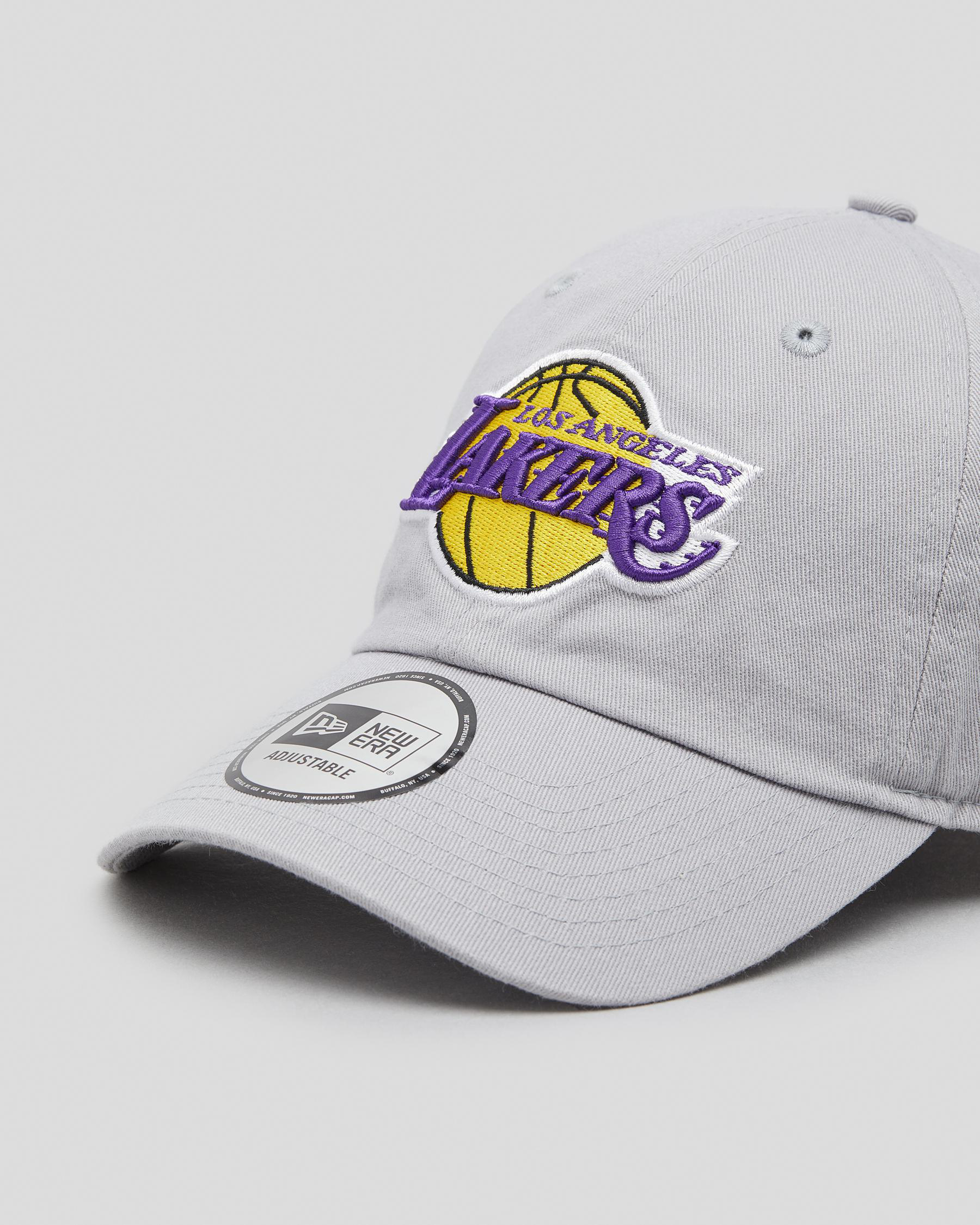 New Era LA Lakers Cap In Grey - Fast Shipping & Easy Returns