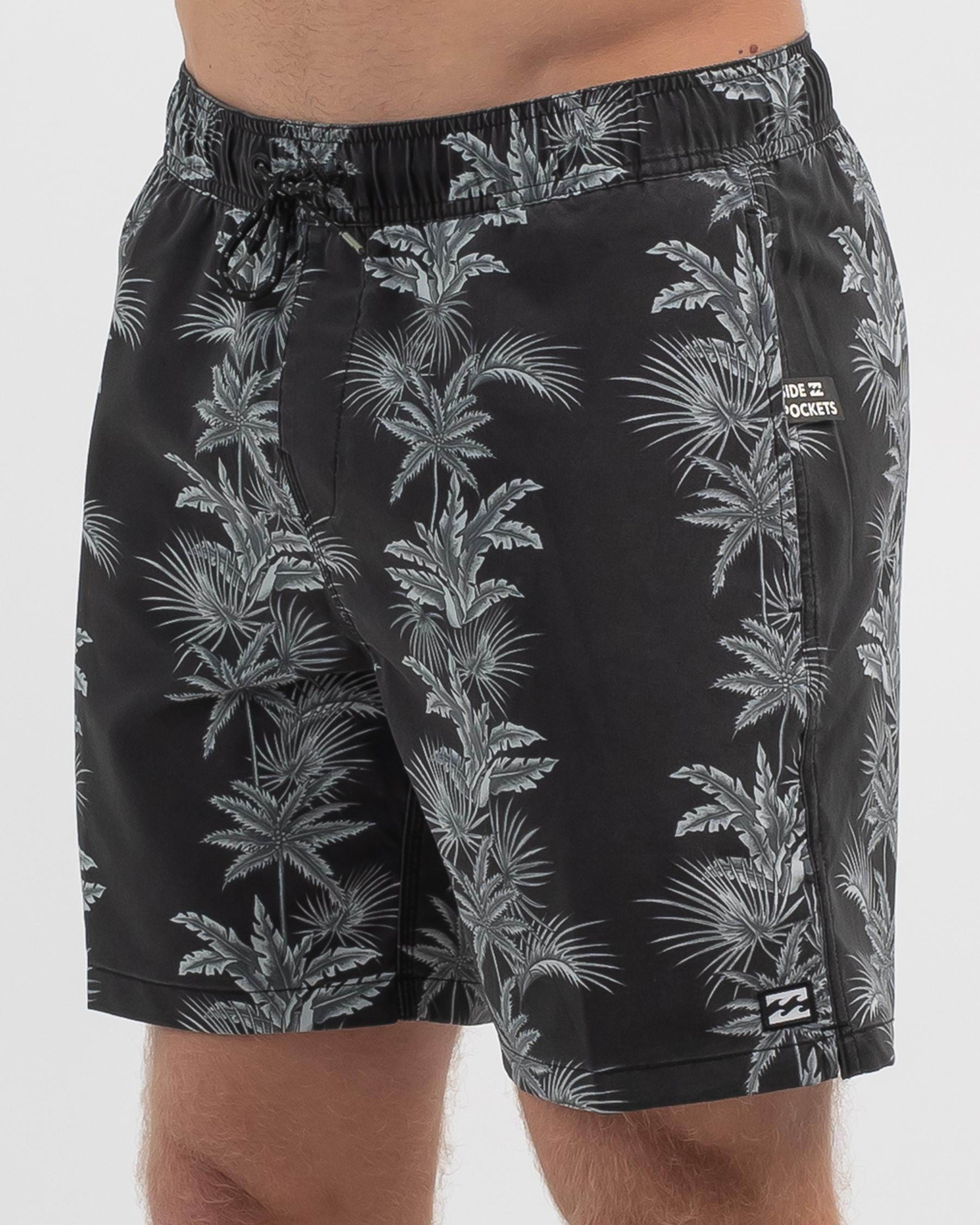 Shop Billabong Sundays Layback Board Shorts In Black - Fast Shipping ...