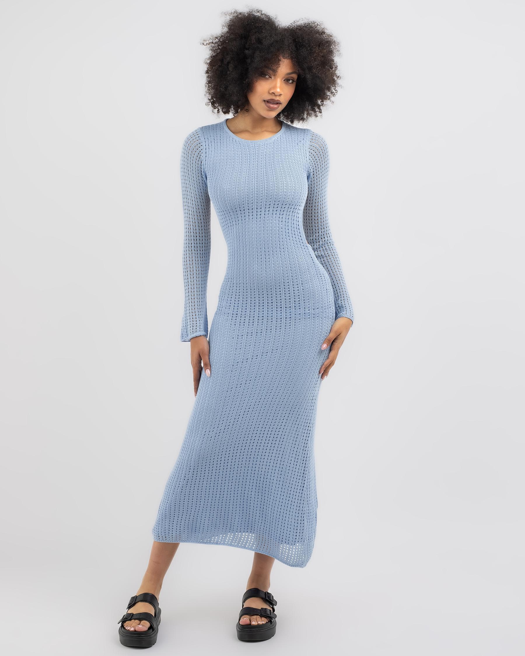Shop Ava And Ever Pamela Maxi Dress In Light Blue - Fast Shipping ...