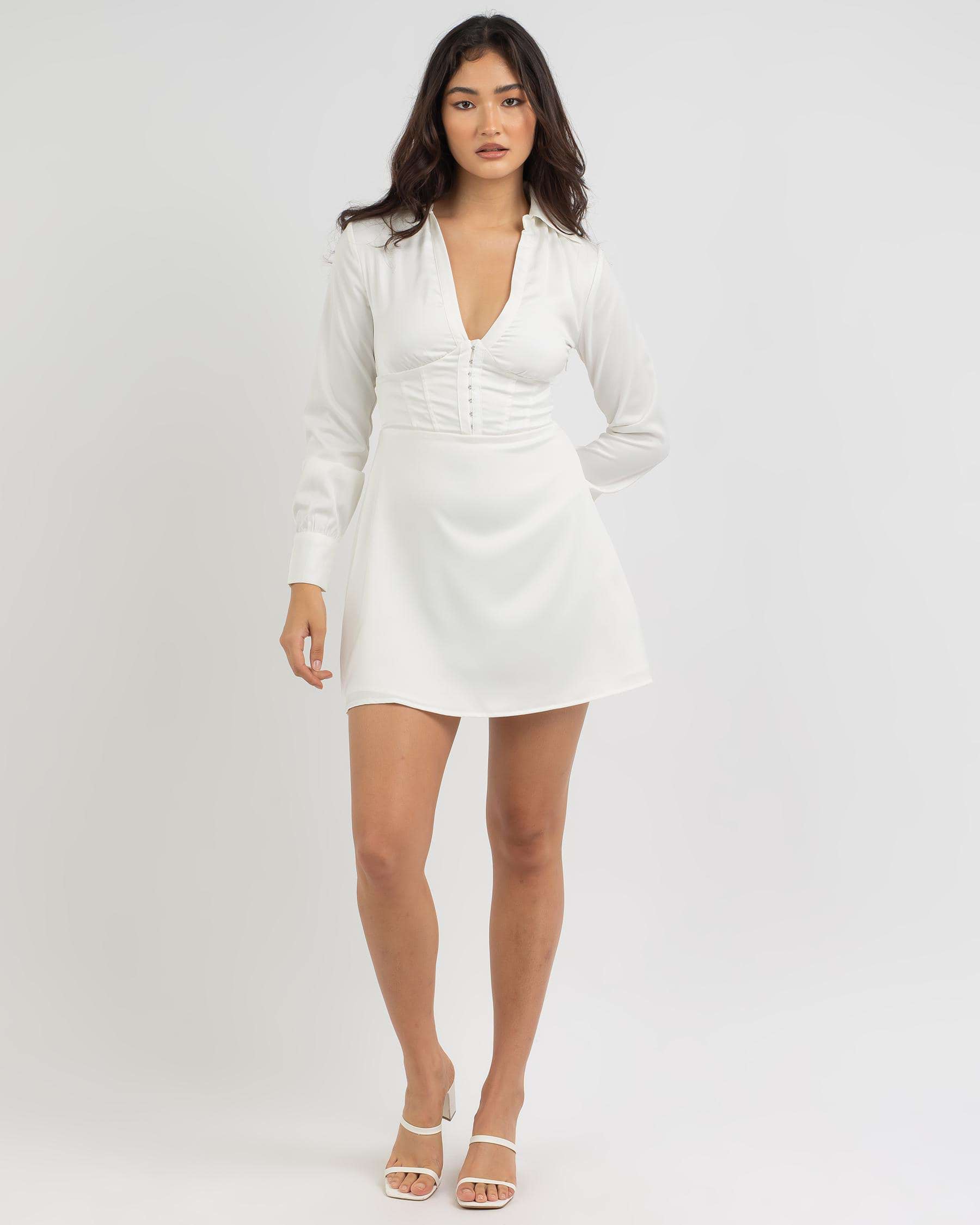 Shop Ava And Ever Sammie Dress In White - Fast Shipping & Easy Returns ...