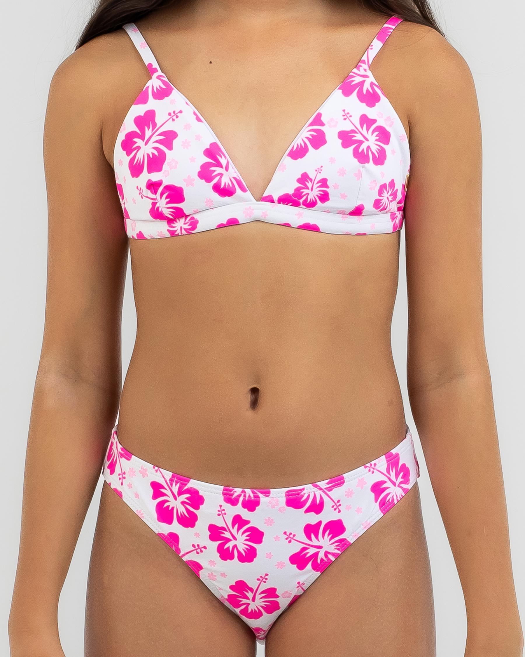 Shop Topanga Cherry Bikini Top In White - Fast Shipping & Easy