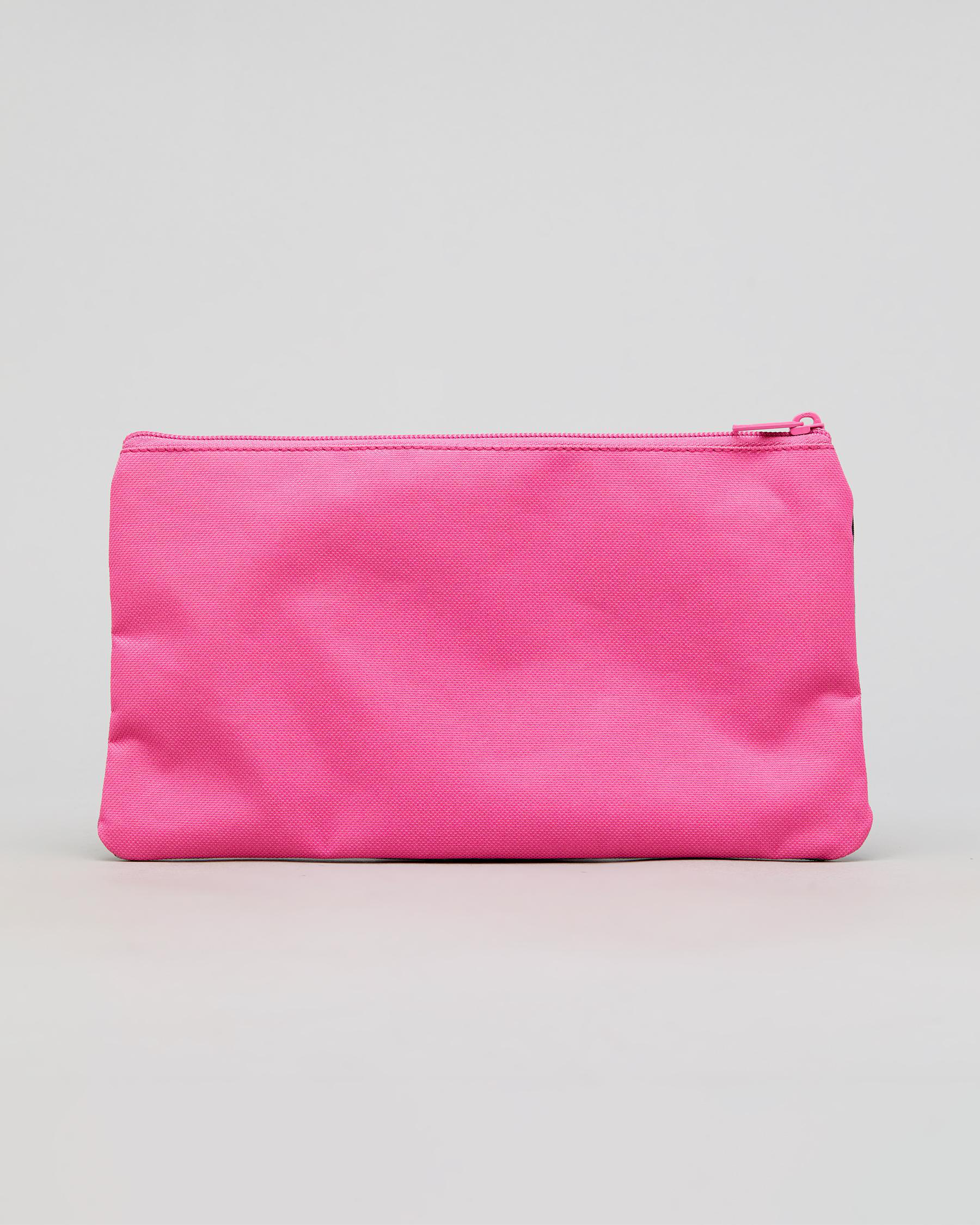 Shop Billabong Boulevard Pencil Case In Pink - Fast Shipping & Easy ...