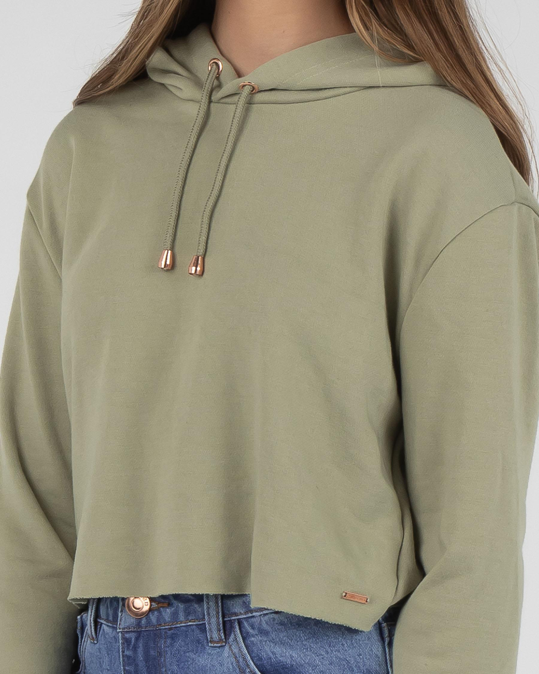 Ava And Ever Girls' Rapid Hoodie In Sage | City Beach Australia