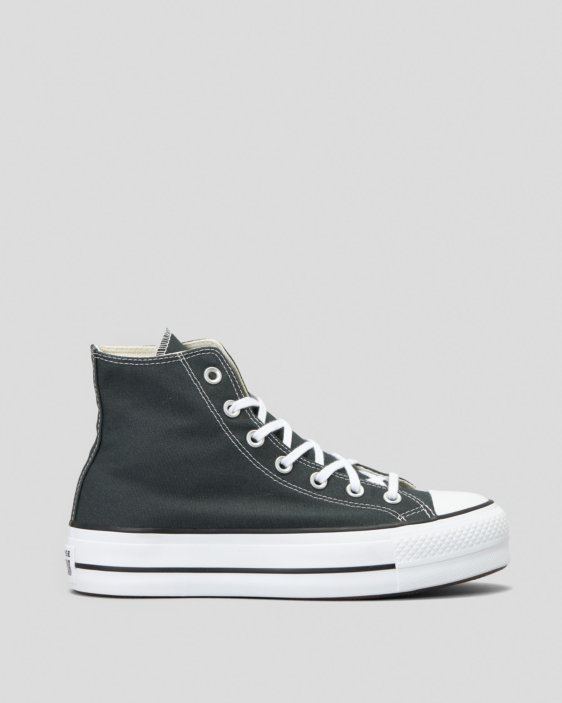 Converse Womens Chuck Taylor All Star Lift Shoes In Secret Pines/white ...