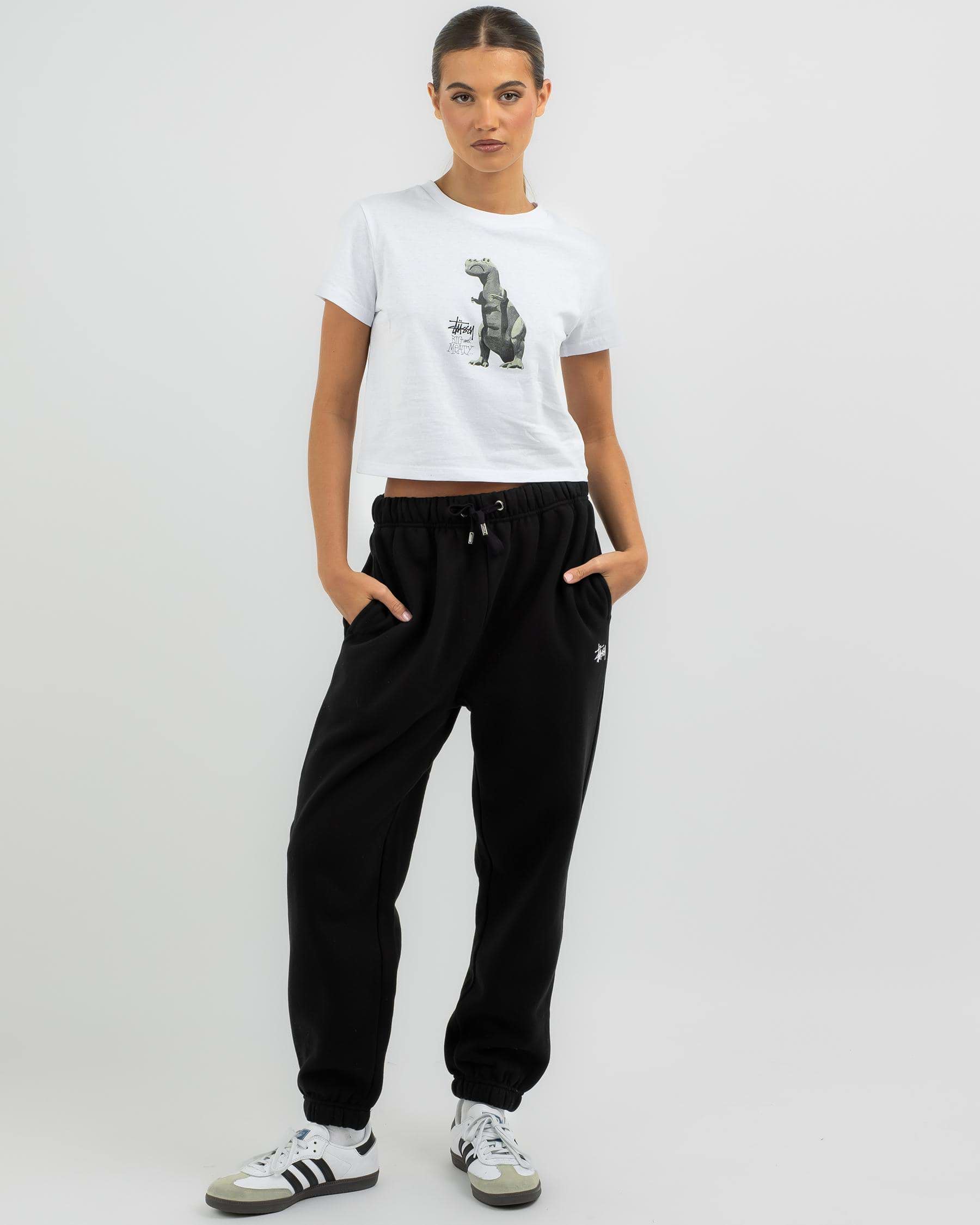 Shop Stussy Graffiti Track Pants In Black - Fast Shipping & Easy ...