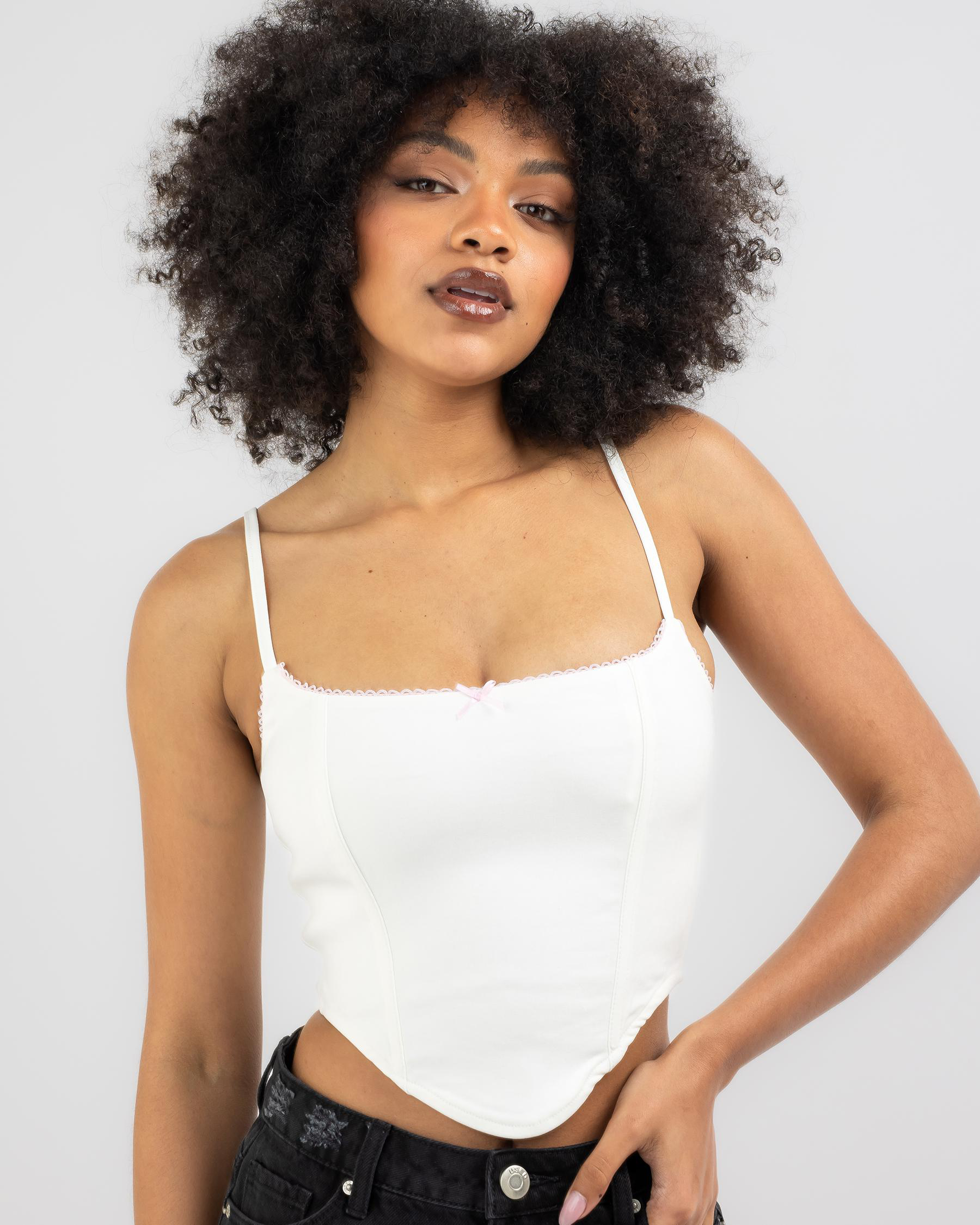 Shop Ava And Ever Carrie Corset Top In White Fast Shipping And Easy Returns City Beach Australia 8452