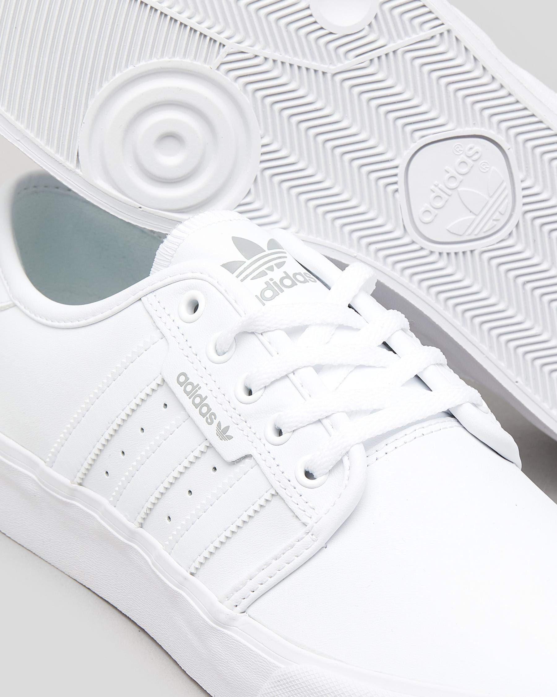 Shop adidas Seeley Shoes In Ftwr White/ftwr White/ftwr White - Fast ...