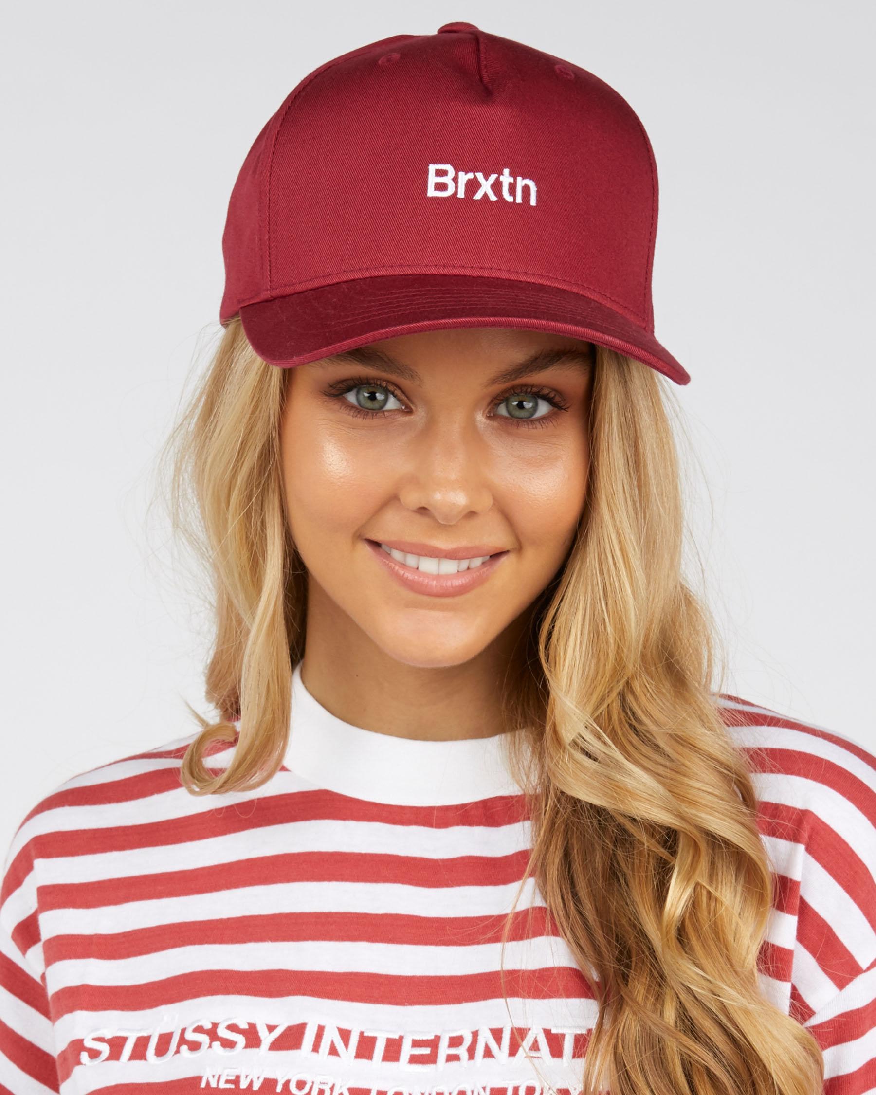 Shop Brixton Gate II MP Cap In Lava Red - Fast Shipping & Easy Returns ...