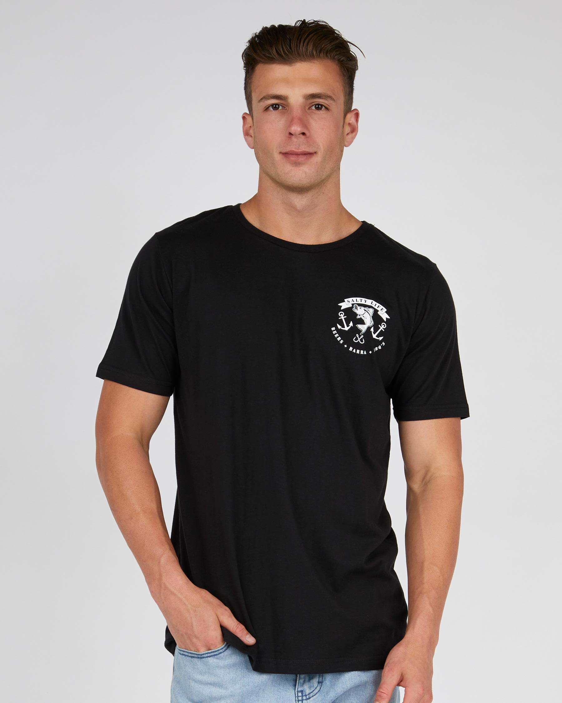 Salty Life Endeavour T-shirt In Black - Fast Shipping & Easy Returns ...