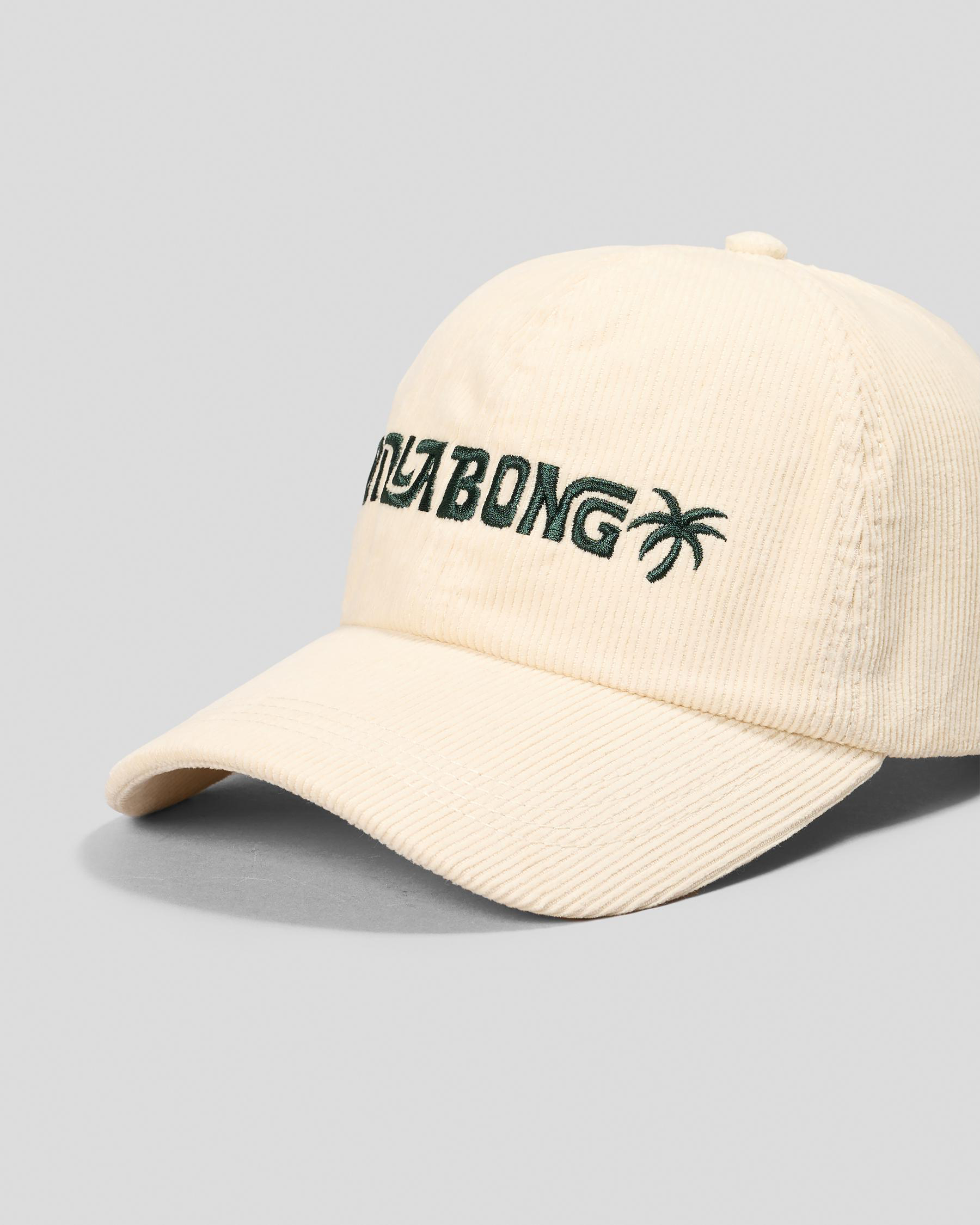 Shop Billabong Dad Cord Cap In Salt Crystal - Fast Shipping & Easy ...