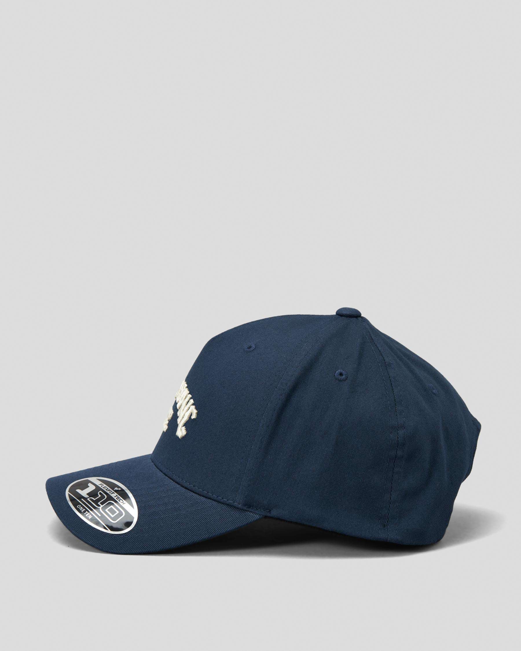 States Easy United Navy Billabong & City FREE* - Beach 110 Snapback Returns Shipping Cap Arch In Flexfit -