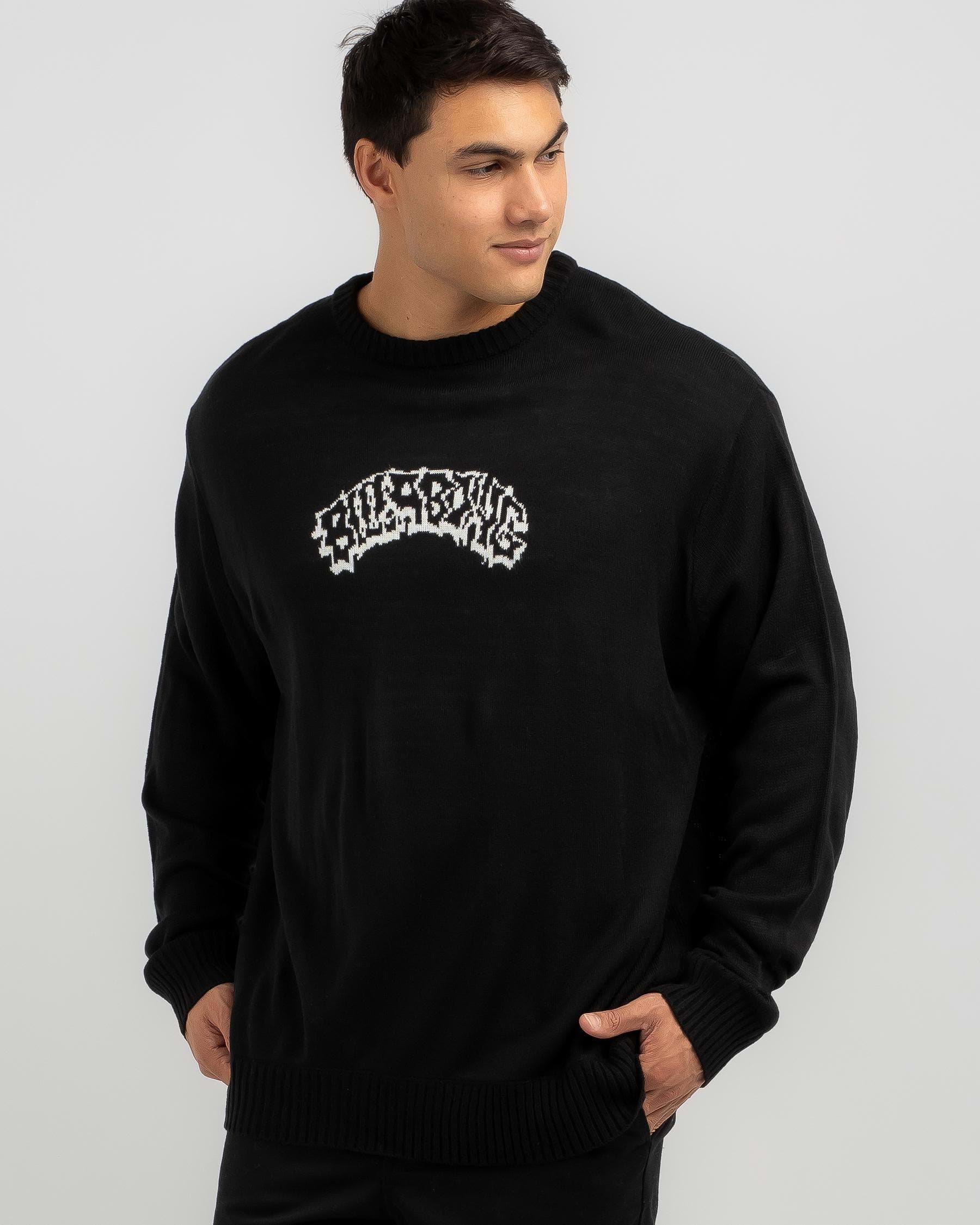 Shop Billabong Filthy Sweater In Black - Fast Shipping & Easy Returns ...