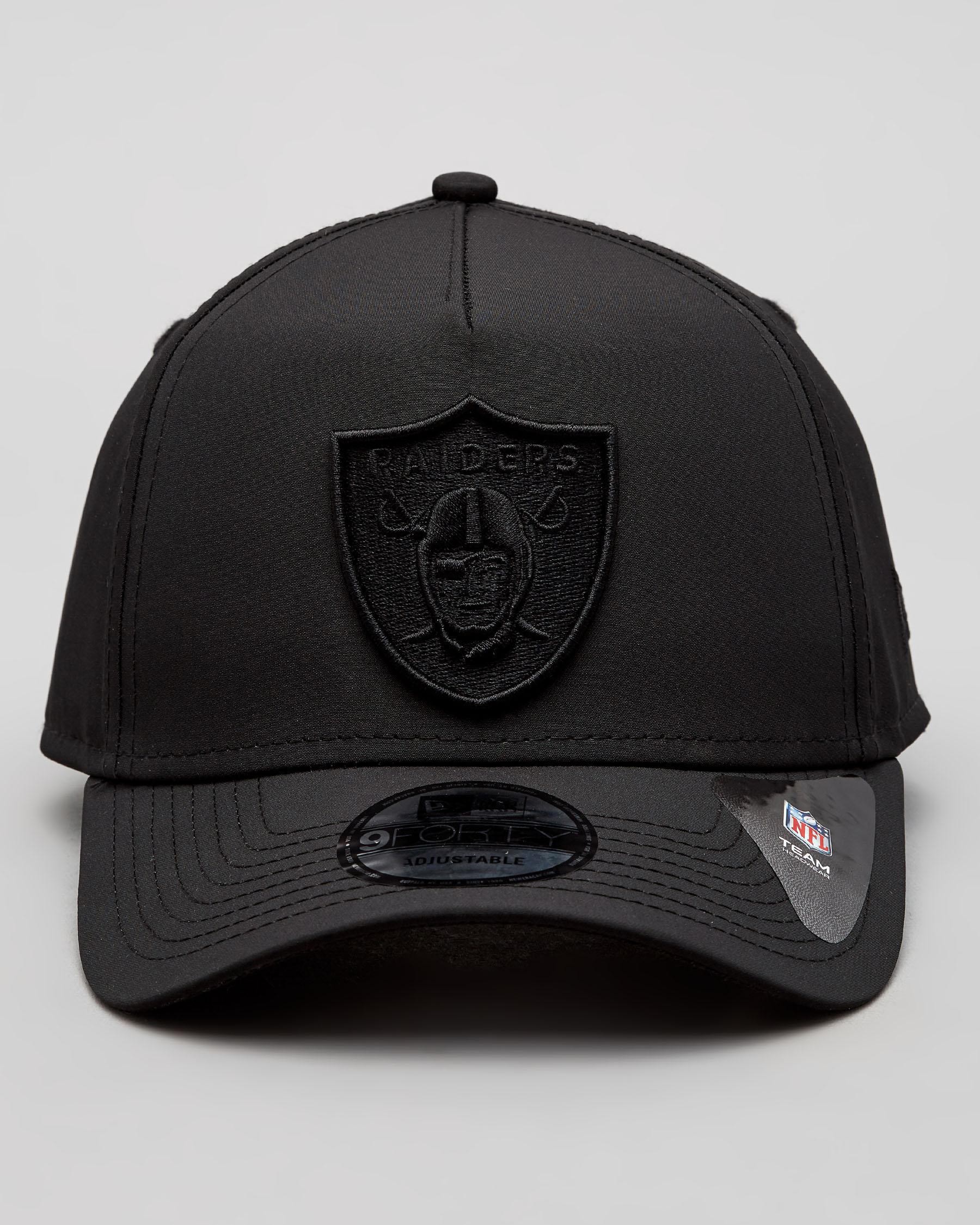 New Era Las Vegas Raiders All Black 9Forty Strapback Cap