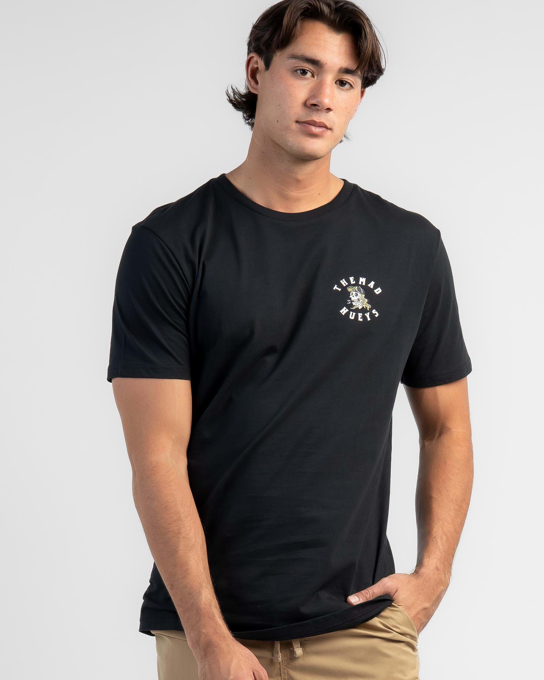 Shop The Mad Hueys Loose Cannons T-Shirt In Black - Fast Shipping ...