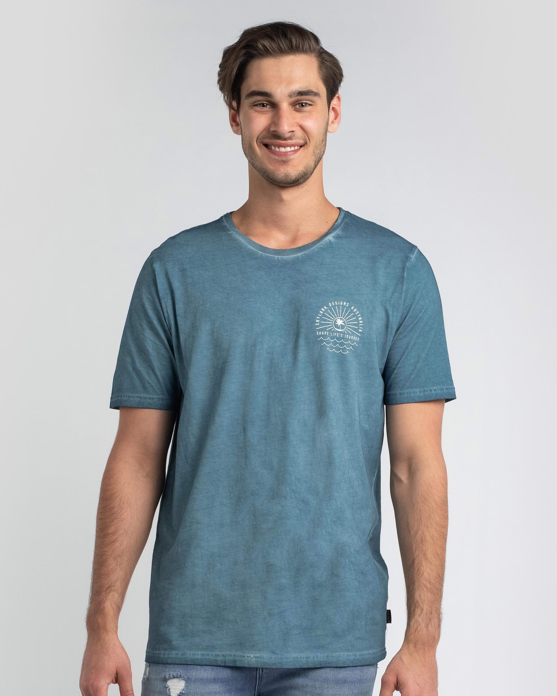 Shop Skylark Summery T-Shirt In Light Blue - Fast Shipping & Easy ...