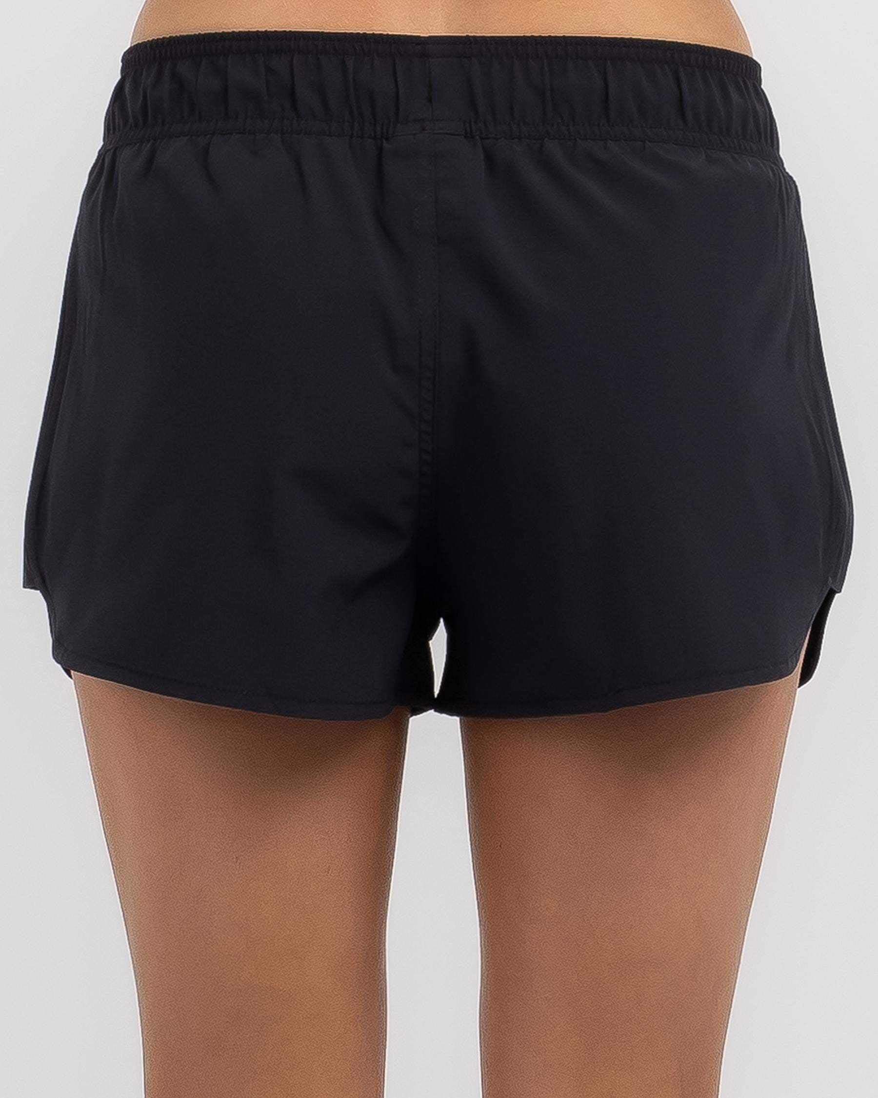 Shop Roxy Wave Eco Board Shorts In Anthracite - Fast Shipping & Easy ...