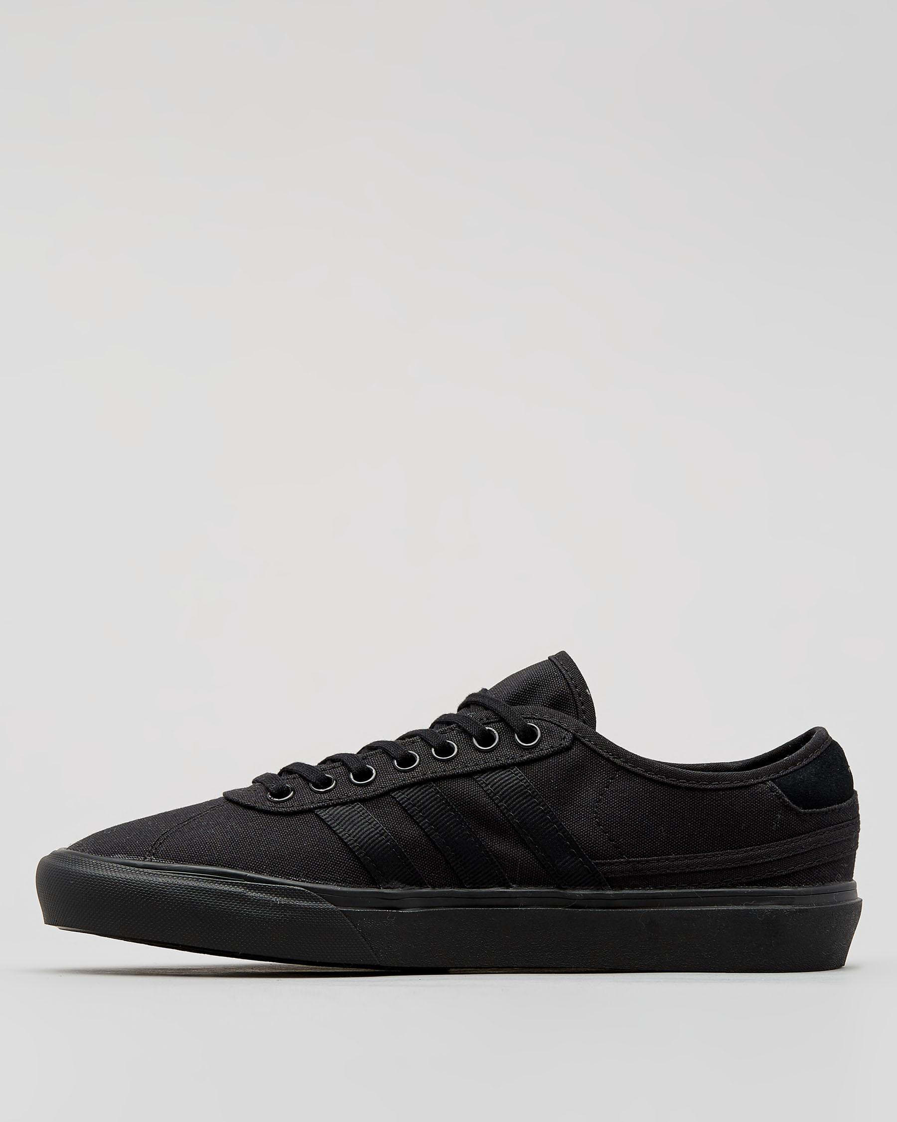 Shop adidas Delpala Shoes In Core Black/core Black/dgh Solid Grey ...