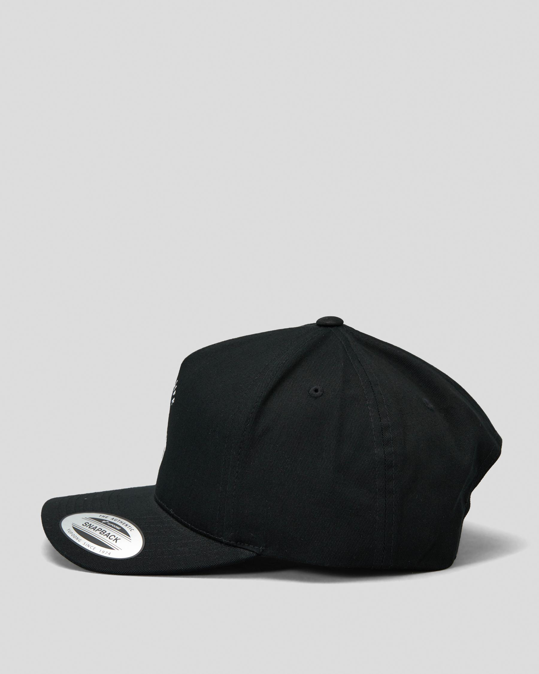 Shop Salty Life Anchors Snapback Cap In Black - Fast Shipping & Easy 