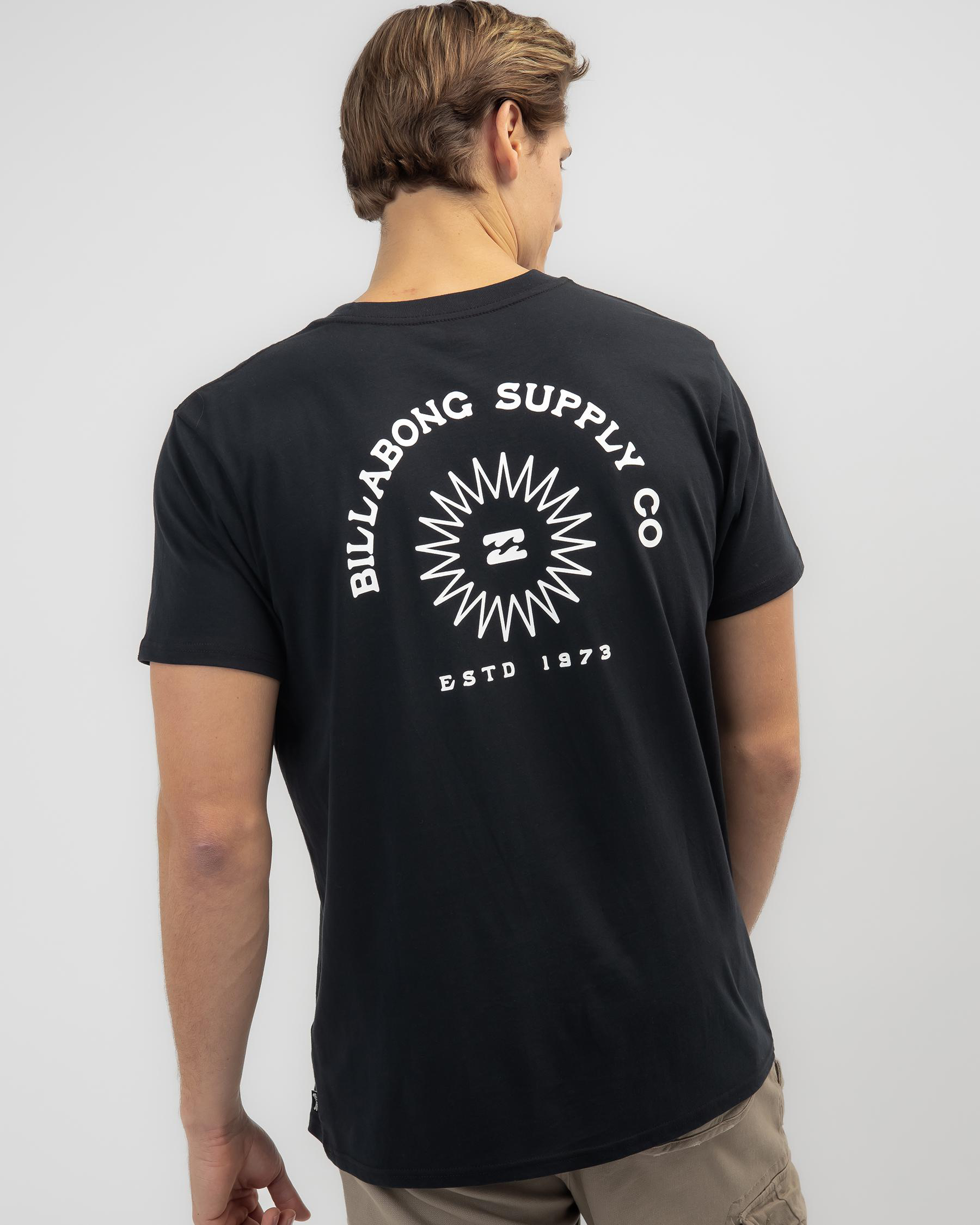 Shop Billabong Sundown T-Shirt In Black - Fast Shipping & Easy Returns ...