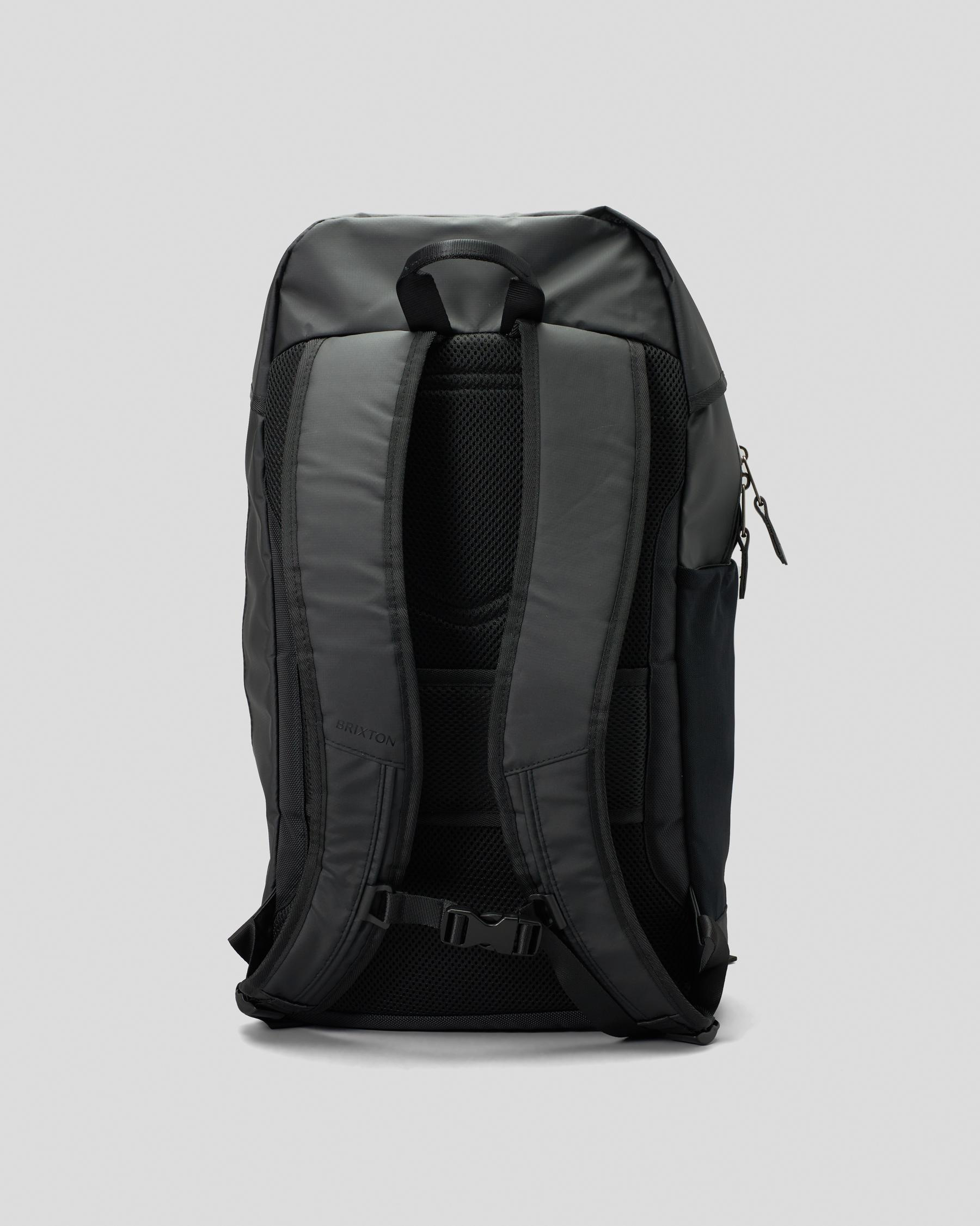 Shop Brixton Commuter Backpack In Black - Fast Shipping & Easy Returns ...