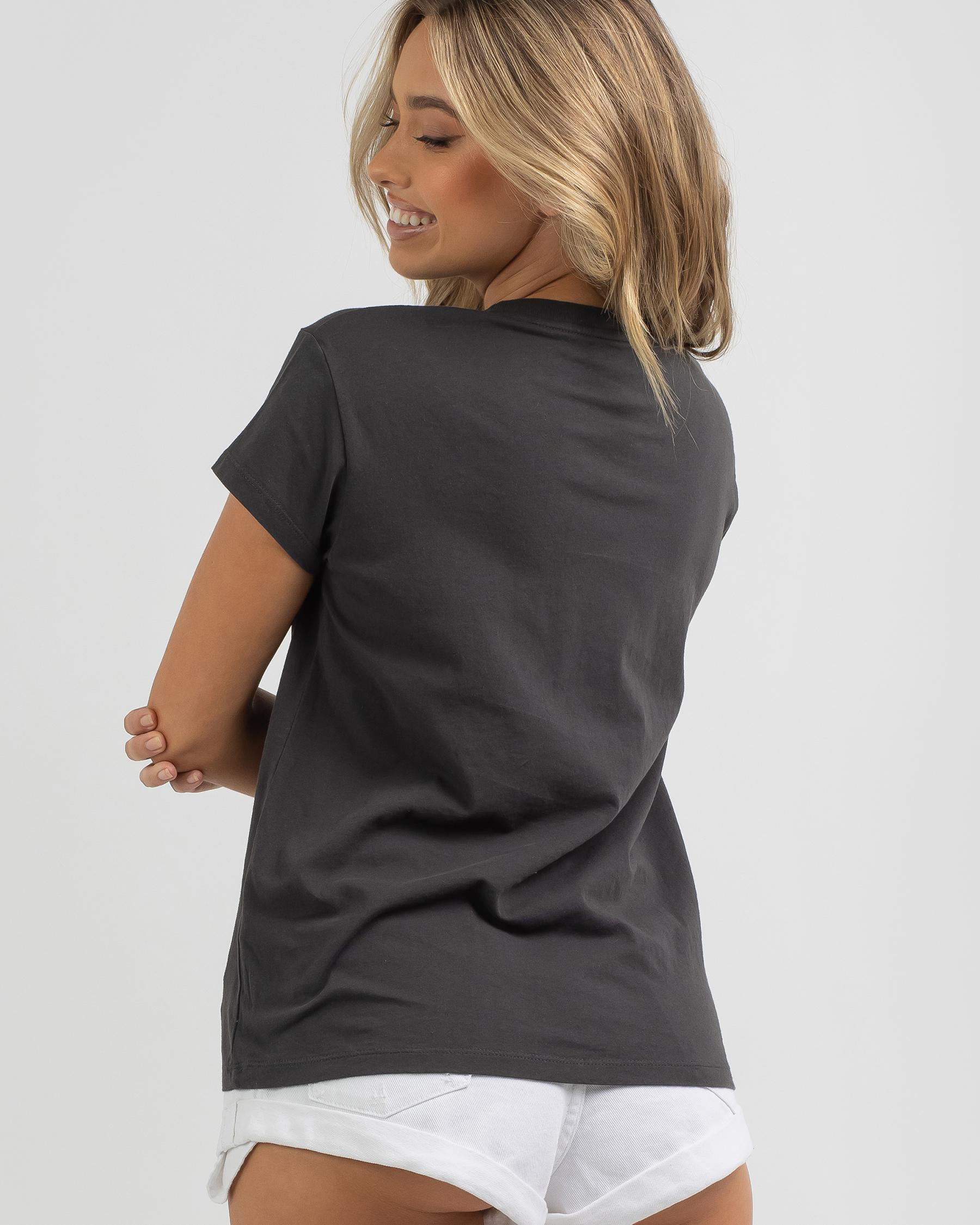 Billabong Serenity T-Shirt In Off Black - Fast Shipping & Easy Returns ...